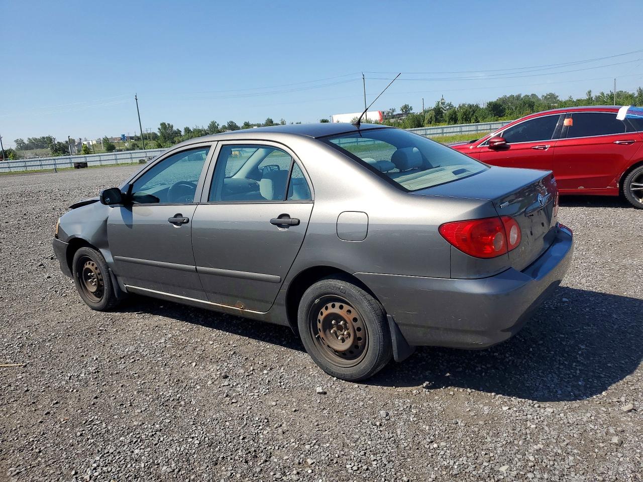 2008 Toyota Corolla Ce Gray vin: 2T1BR32E28C908587