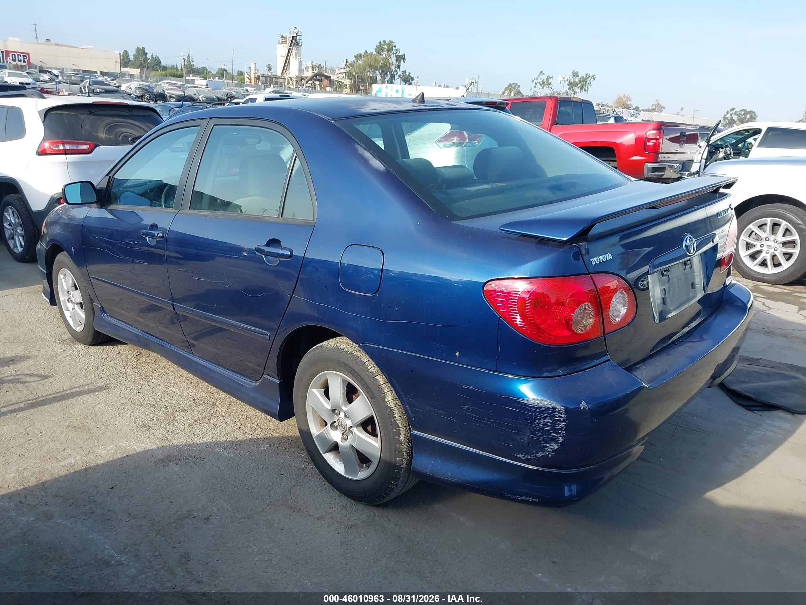 2008 Toyota Corolla S Blue vin: 2T1BR32E28C912445