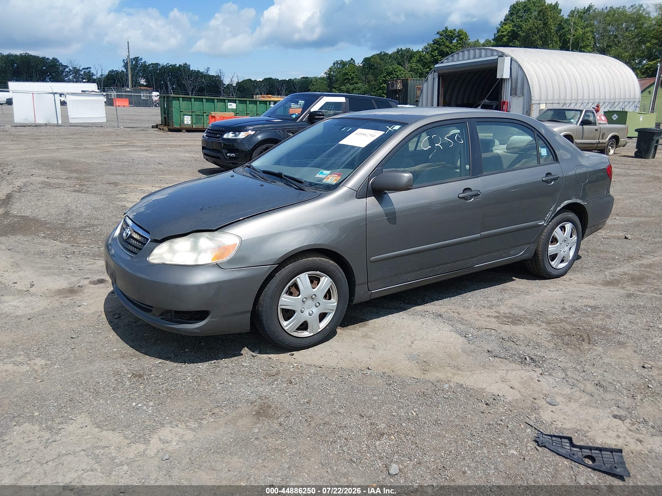 2008 Toyota Corolla Le Gray vin: 2T1BR32E28C920528