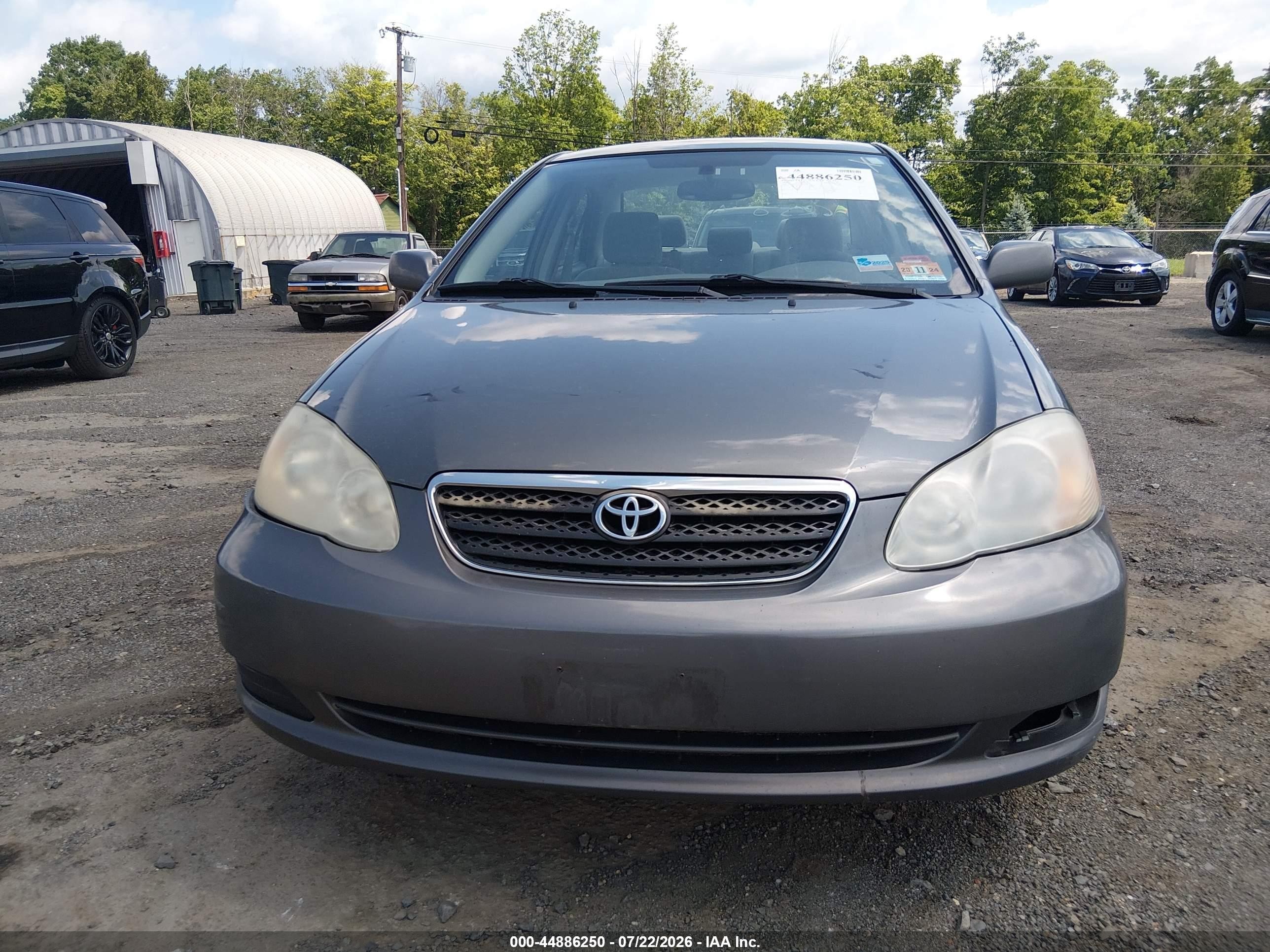 2008 Toyota Corolla Le Gray vin: 2T1BR32E28C920528