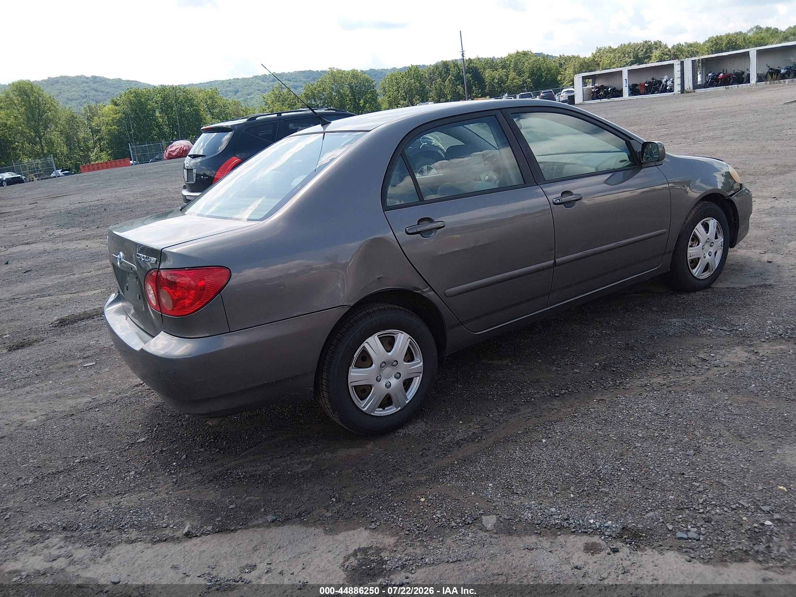 2008 Toyota Corolla Le Gray vin: 2T1BR32E28C920528