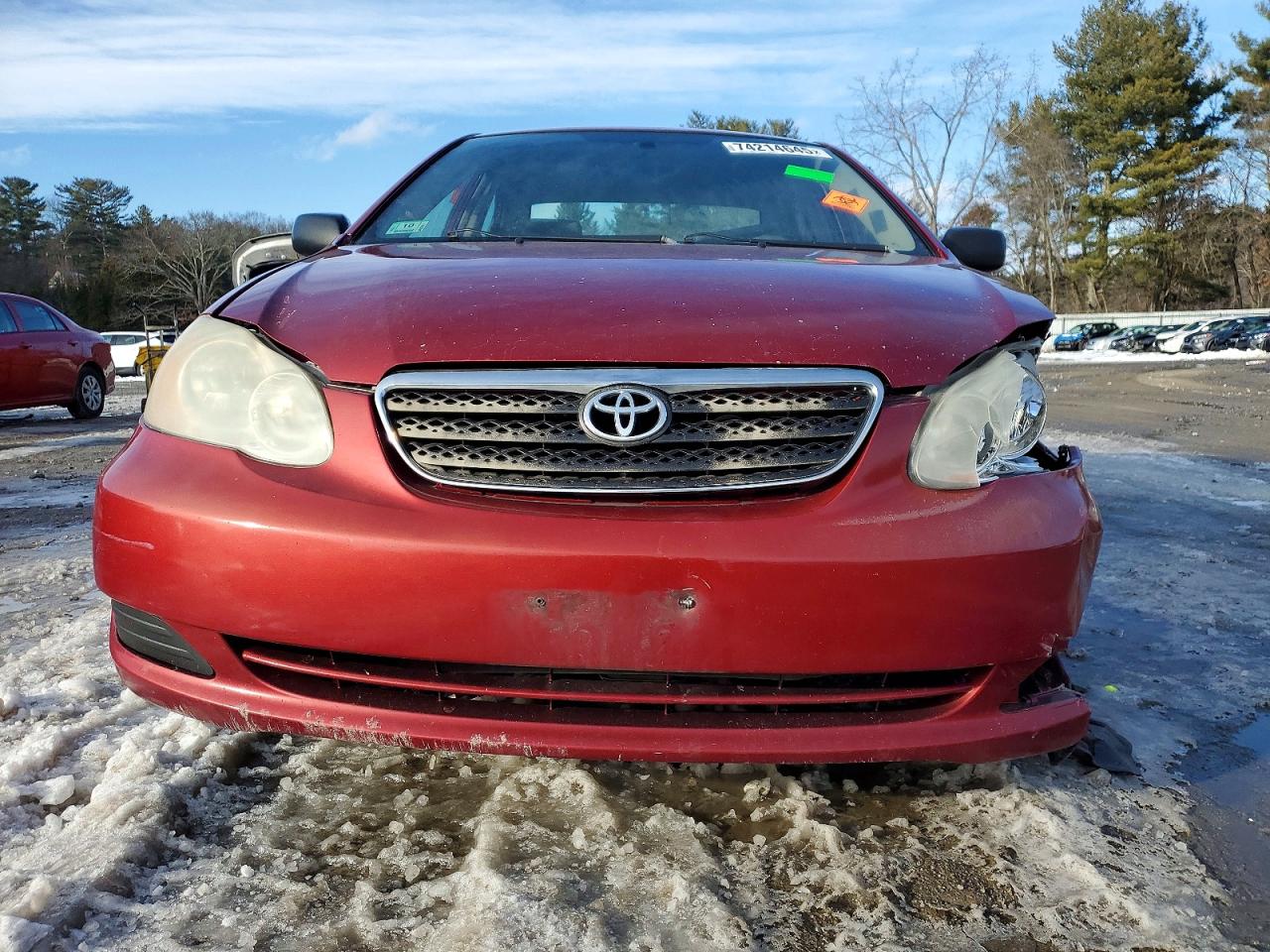 2008 Toyota Corolla Ce Red vin: 2T1BR32E28C929679