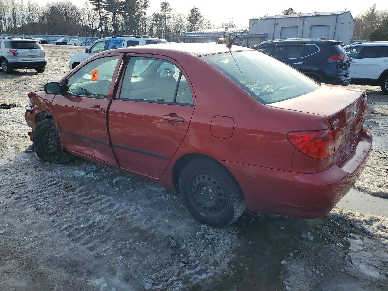 2008 Toyota Corolla Ce Red vin: 2T1BR32E28C929679