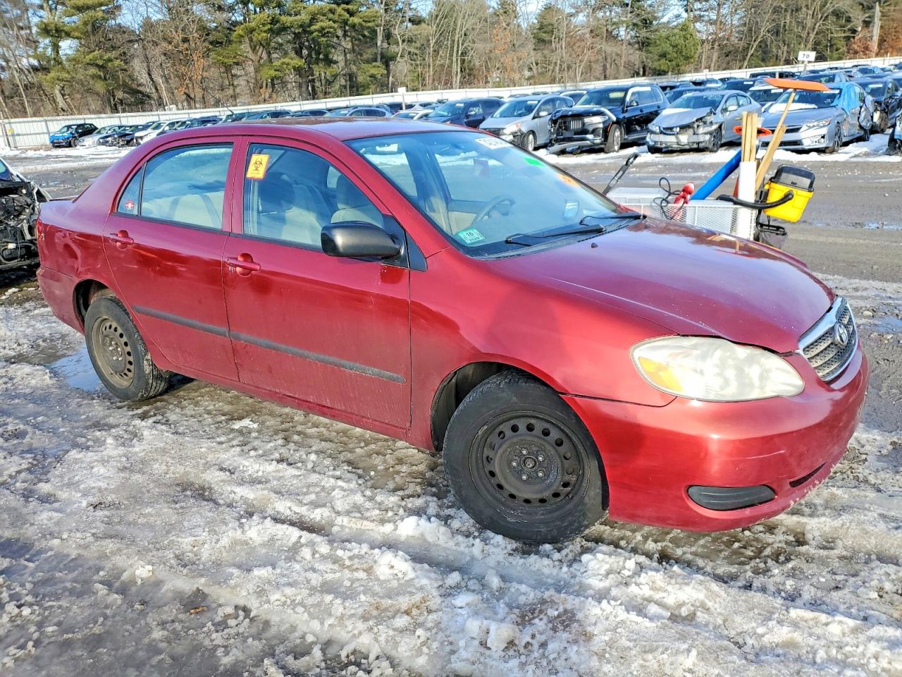2008 Toyota Corolla Ce Red vin: 2T1BR32E28C929679