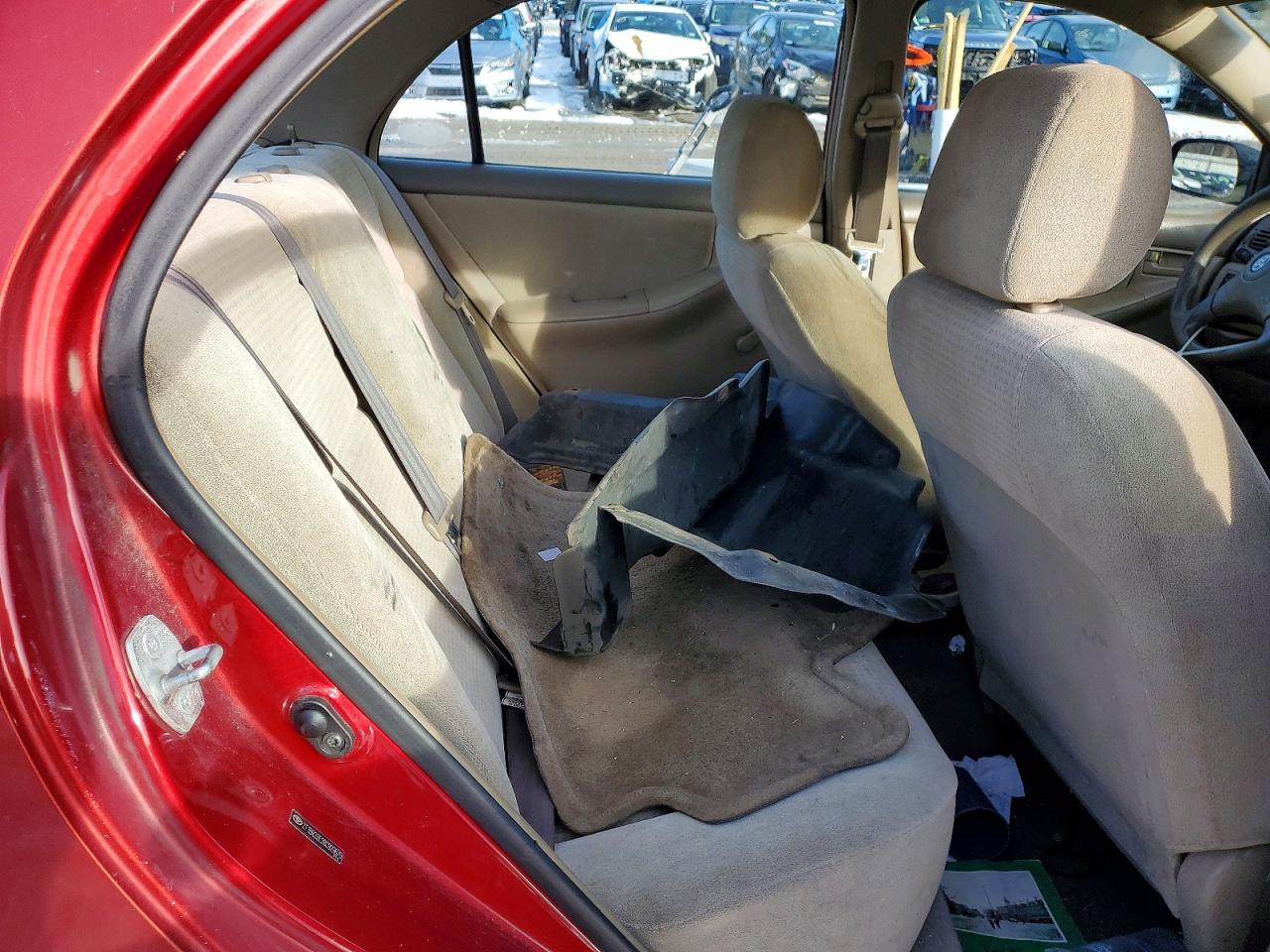 2008 Toyota Corolla Ce Red vin: 2T1BR32E28C929679