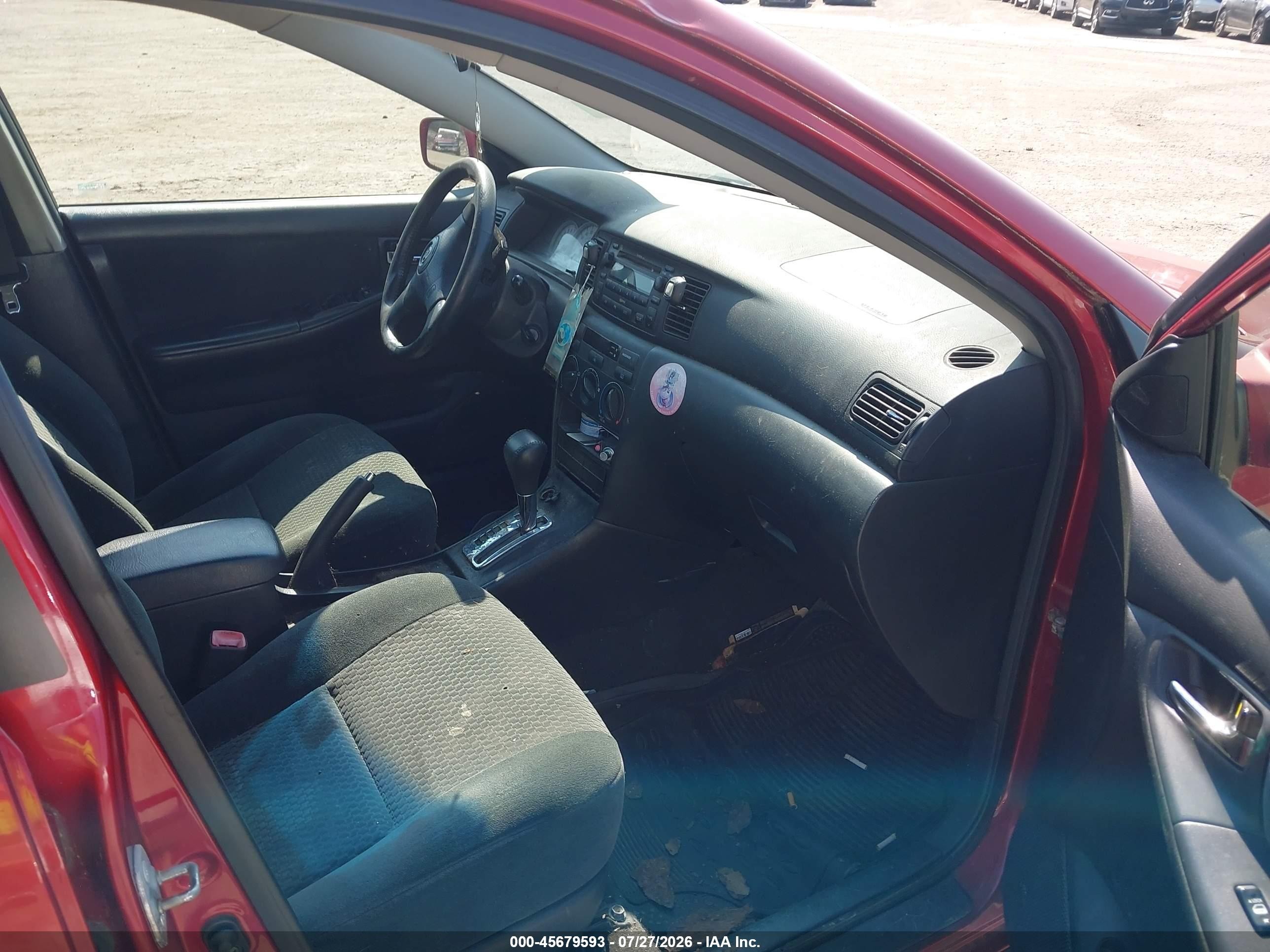 2008 Toyota Corolla S Red vin: 2T1BR32E28C931948