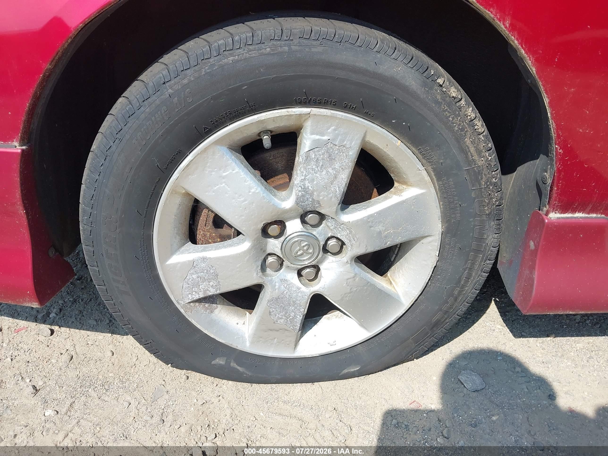 2008 Toyota Corolla S Red vin: 2T1BR32E28C931948