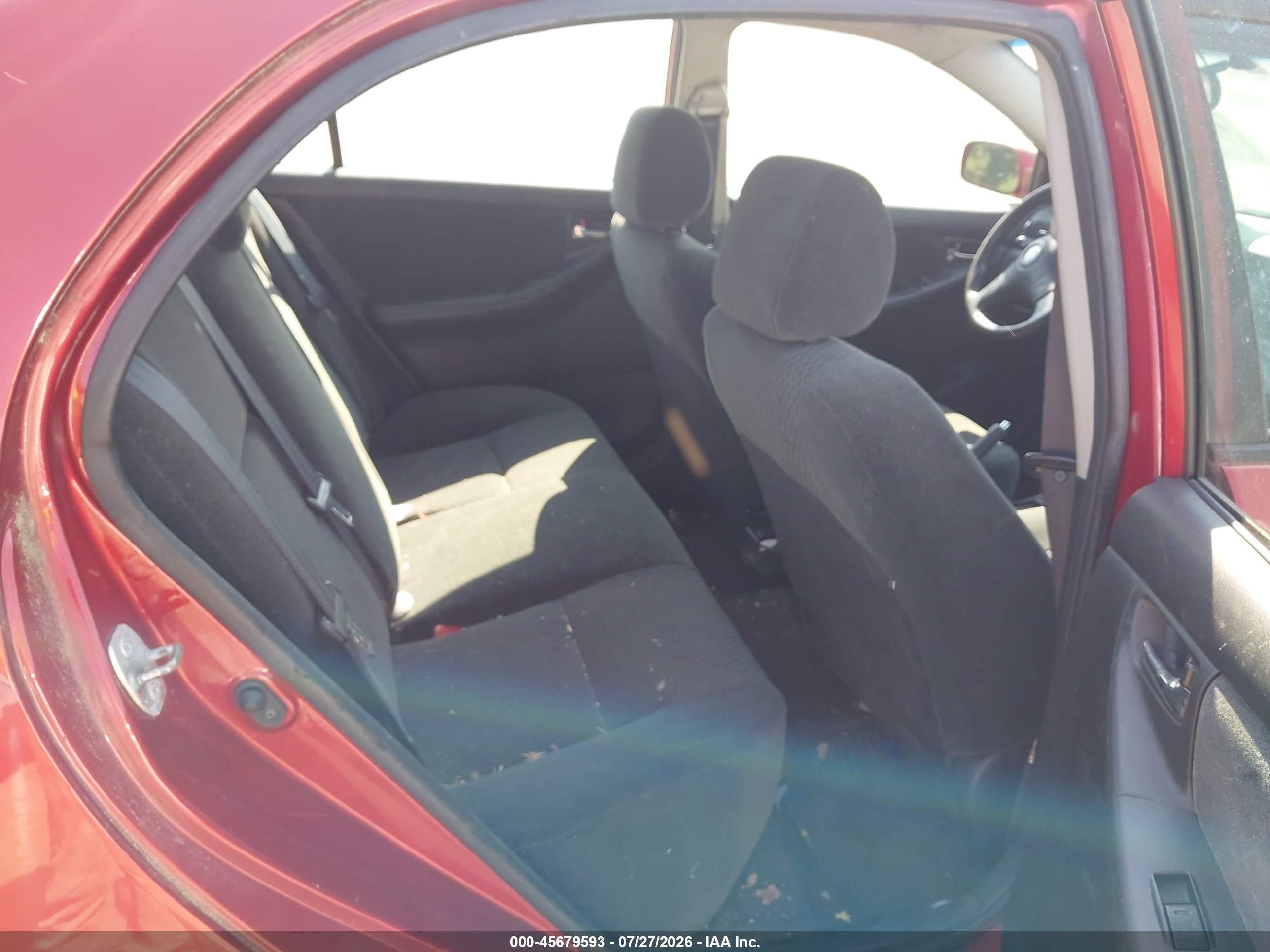 2008 Toyota Corolla S Red vin: 2T1BR32E28C931948