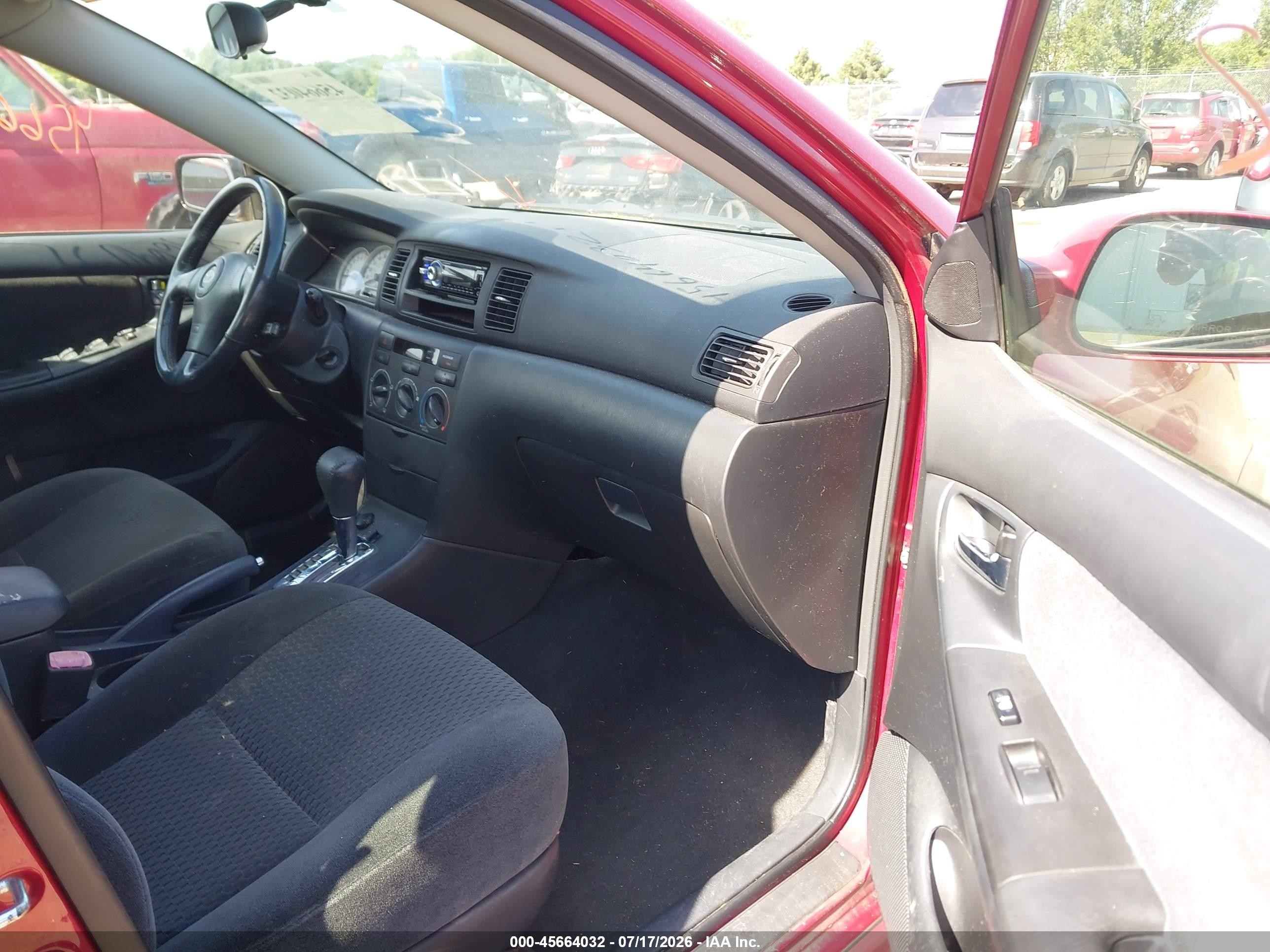 2008 Toyota Corolla S Red vin: 2T1BR32E28C935949