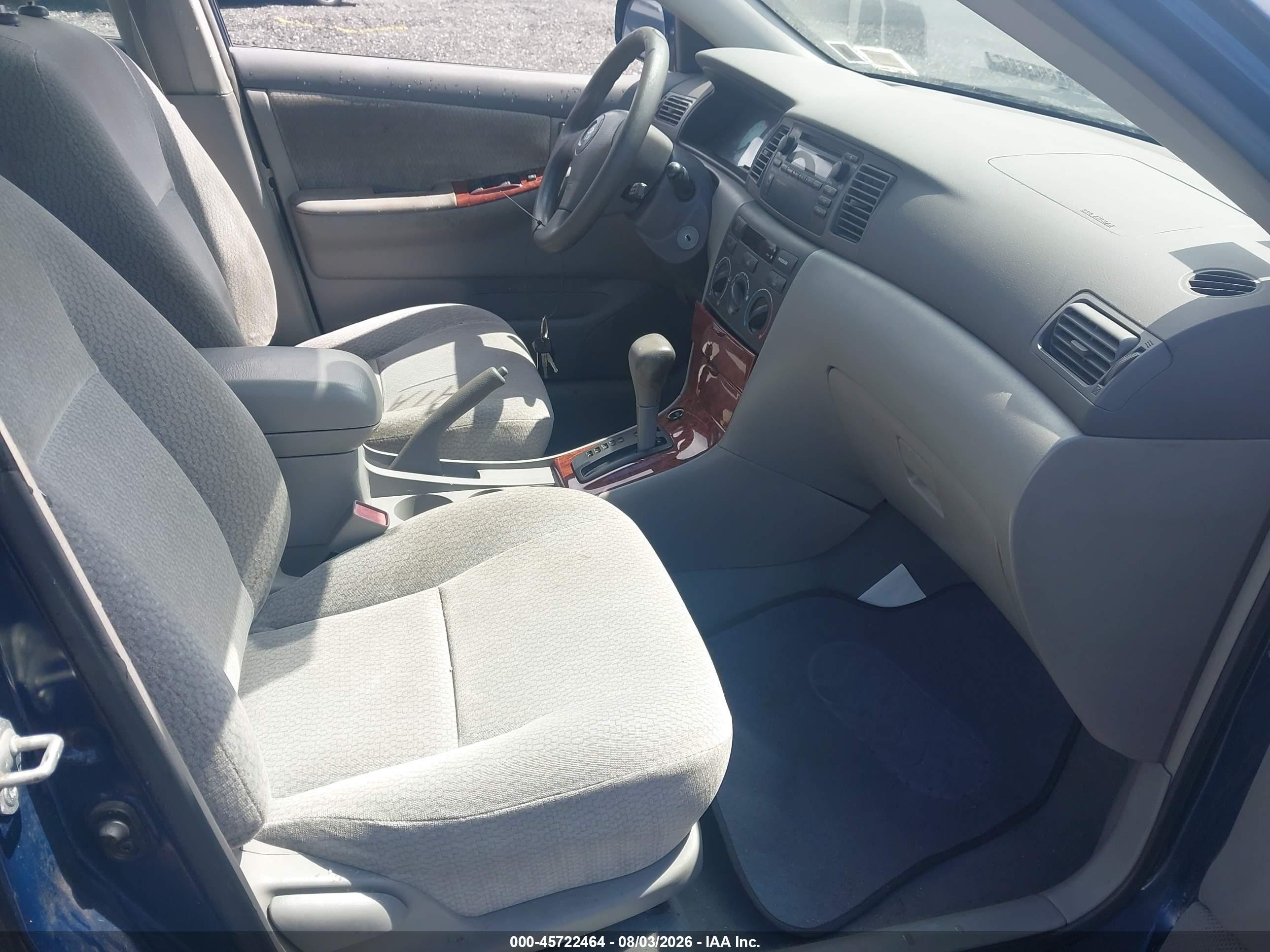 2003 Toyota Corolla Le Blue vin: 2T1BR32E33C010394