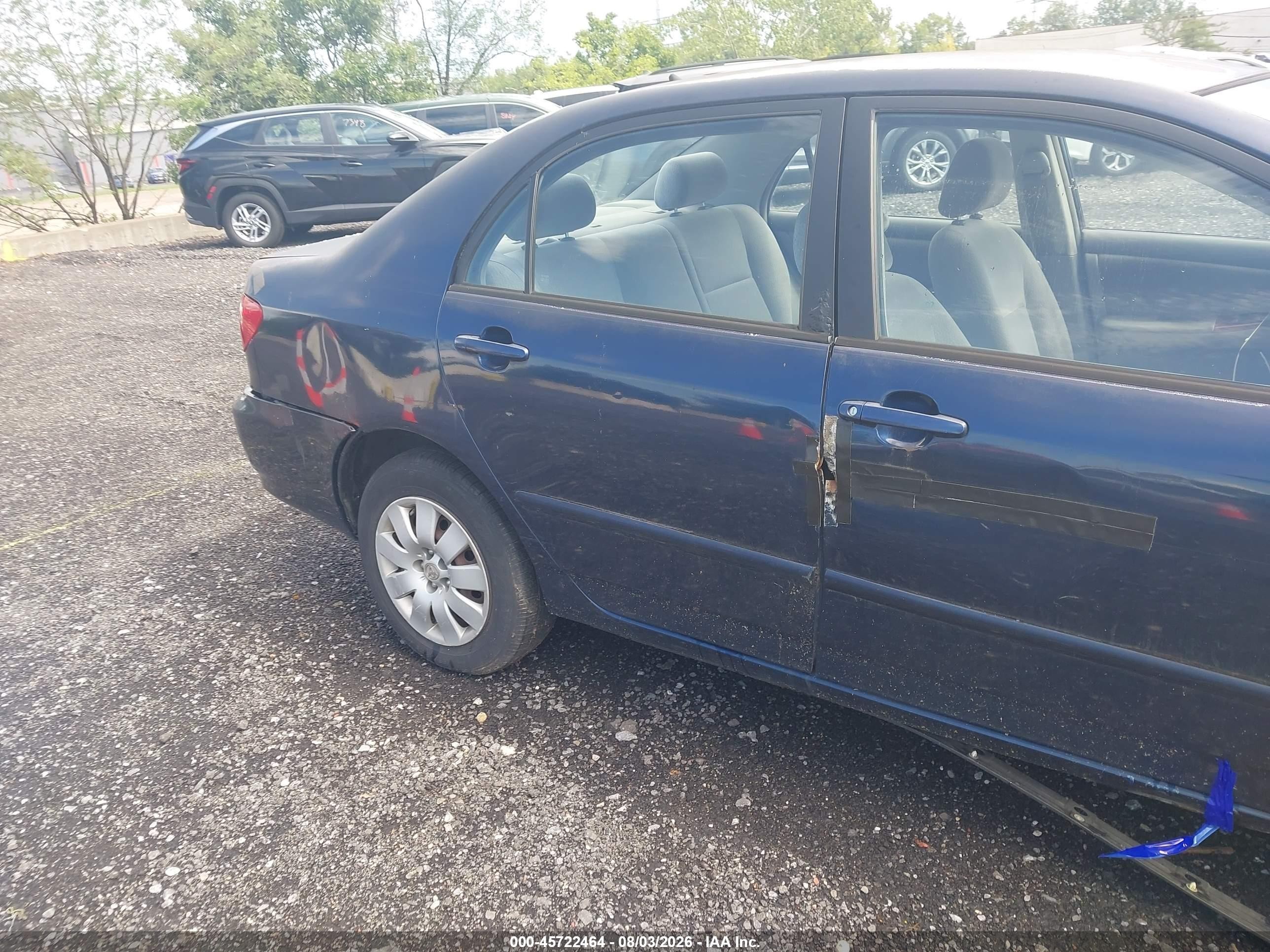 2003 Toyota Corolla Le Blue vin: 2T1BR32E33C010394
