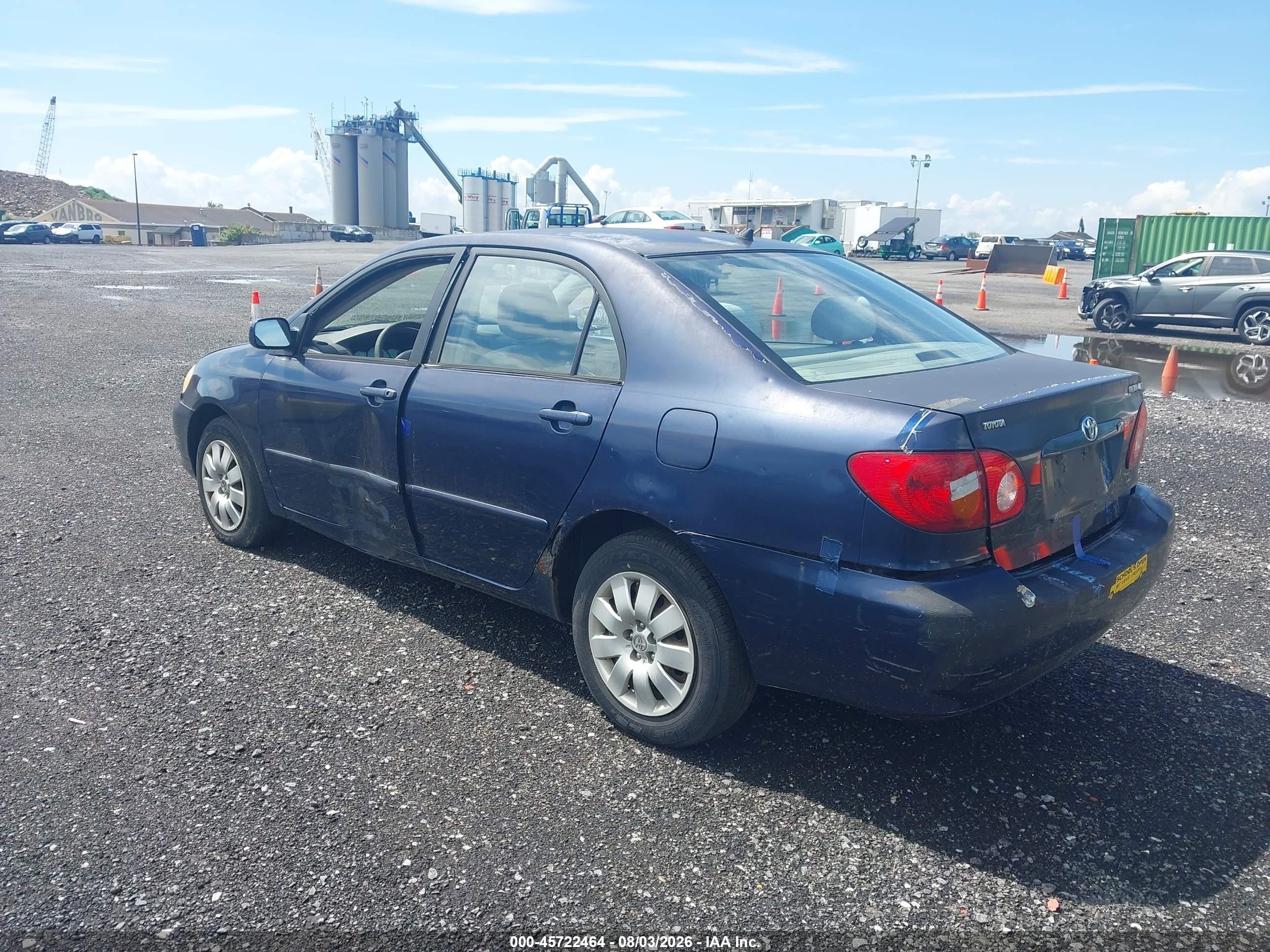 2003 Toyota Corolla Le Blue vin: 2T1BR32E33C010394