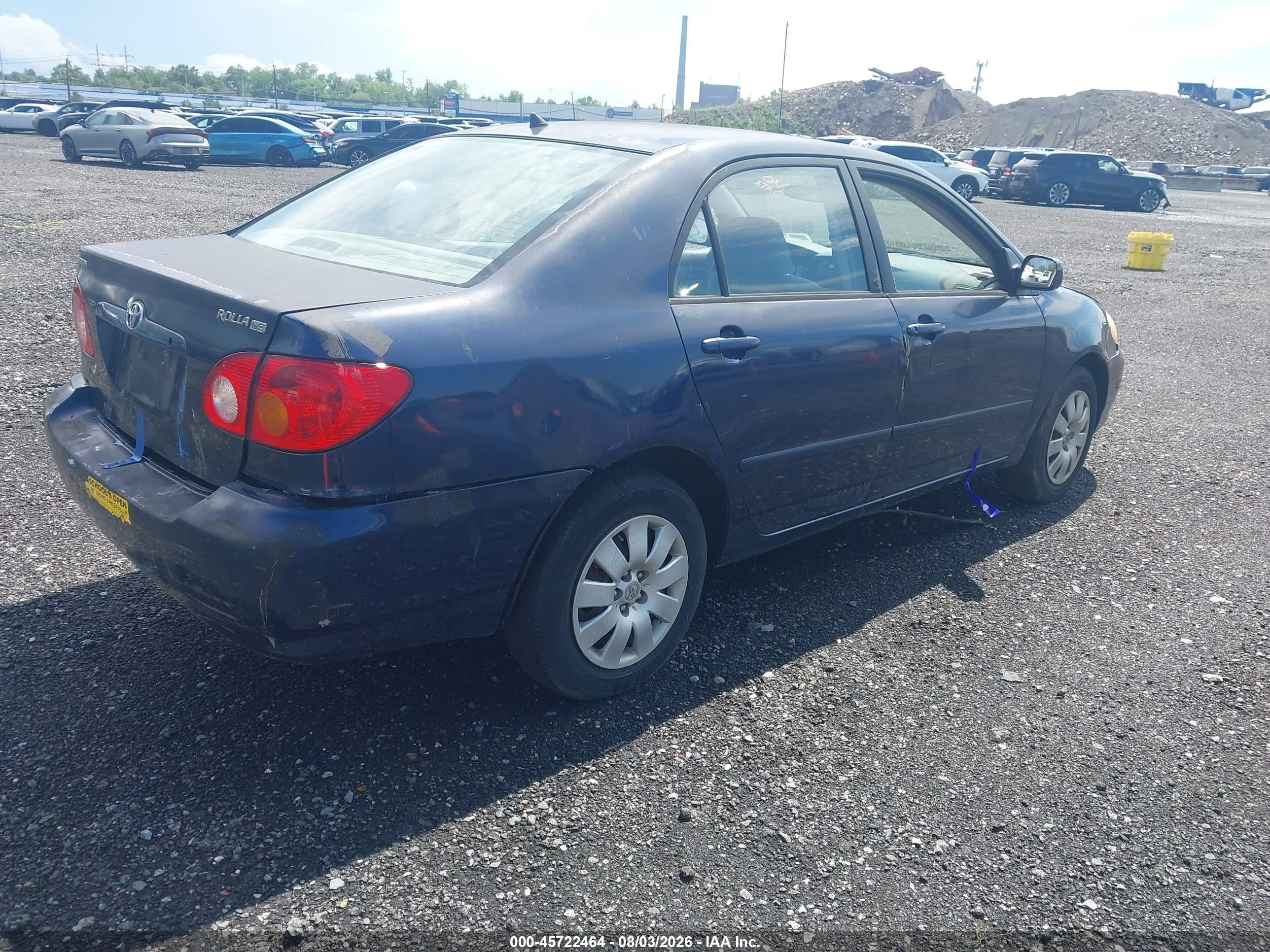 2003 Toyota Corolla Le Blue vin: 2T1BR32E33C010394