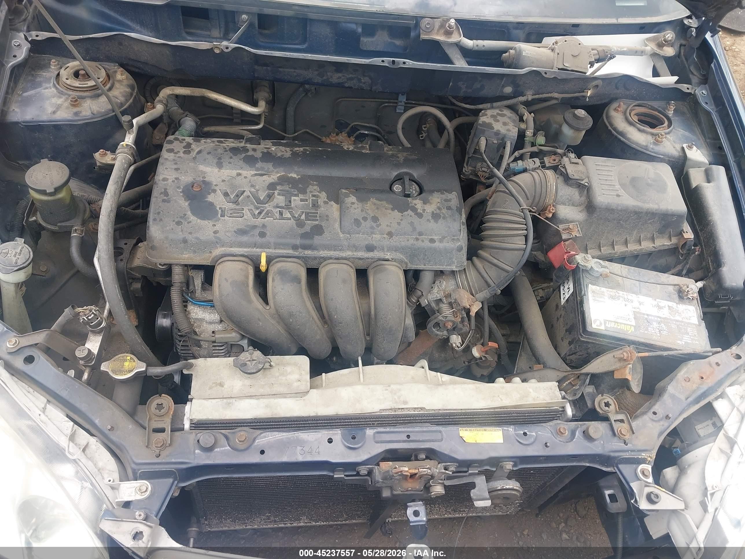 2003 Toyota Corolla S Blue vin: 2T1BR32E33C079893