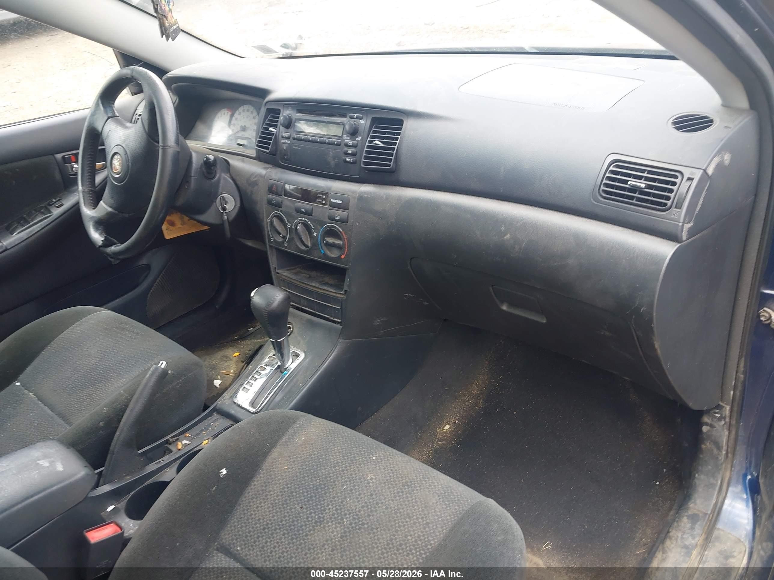 2003 Toyota Corolla S Blue vin: 2T1BR32E33C079893