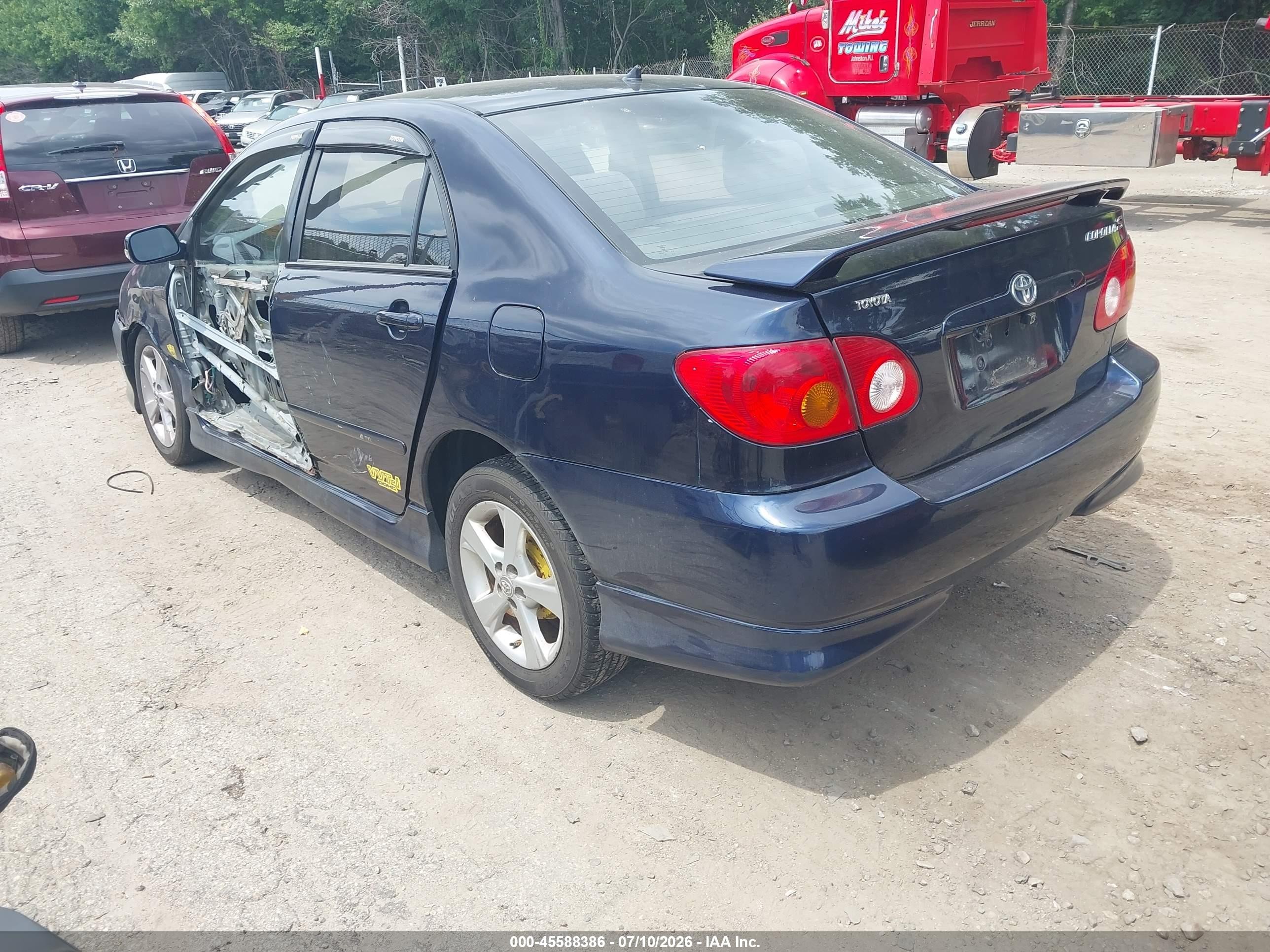 2004 Toyota Corolla S Blue vin: 2T1BR32E34C281411