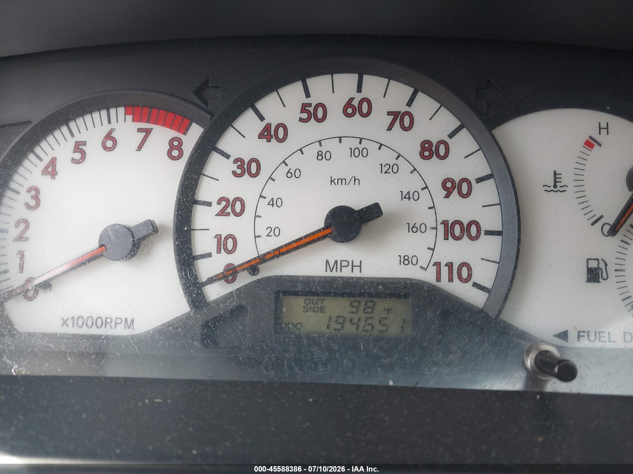 2004 Toyota Corolla S Blue vin: 2T1BR32E34C281411