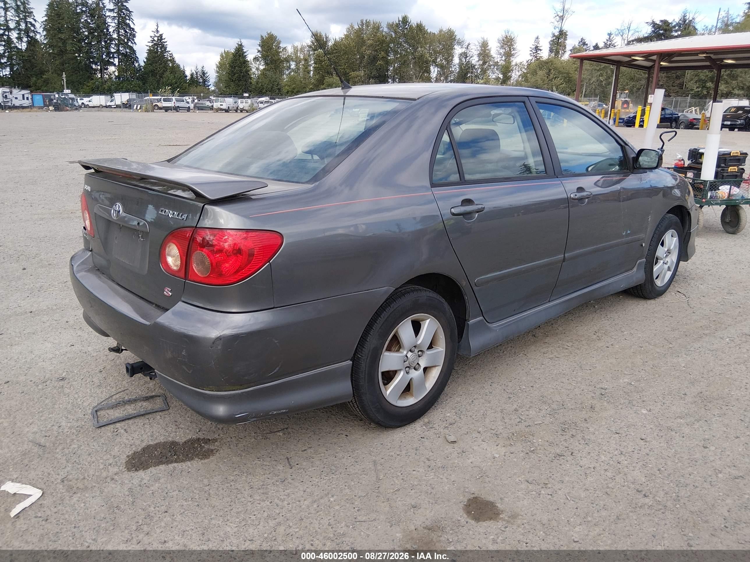 2005 Toyota Corolla S Gray vin: 2T1BR32E35C333704
