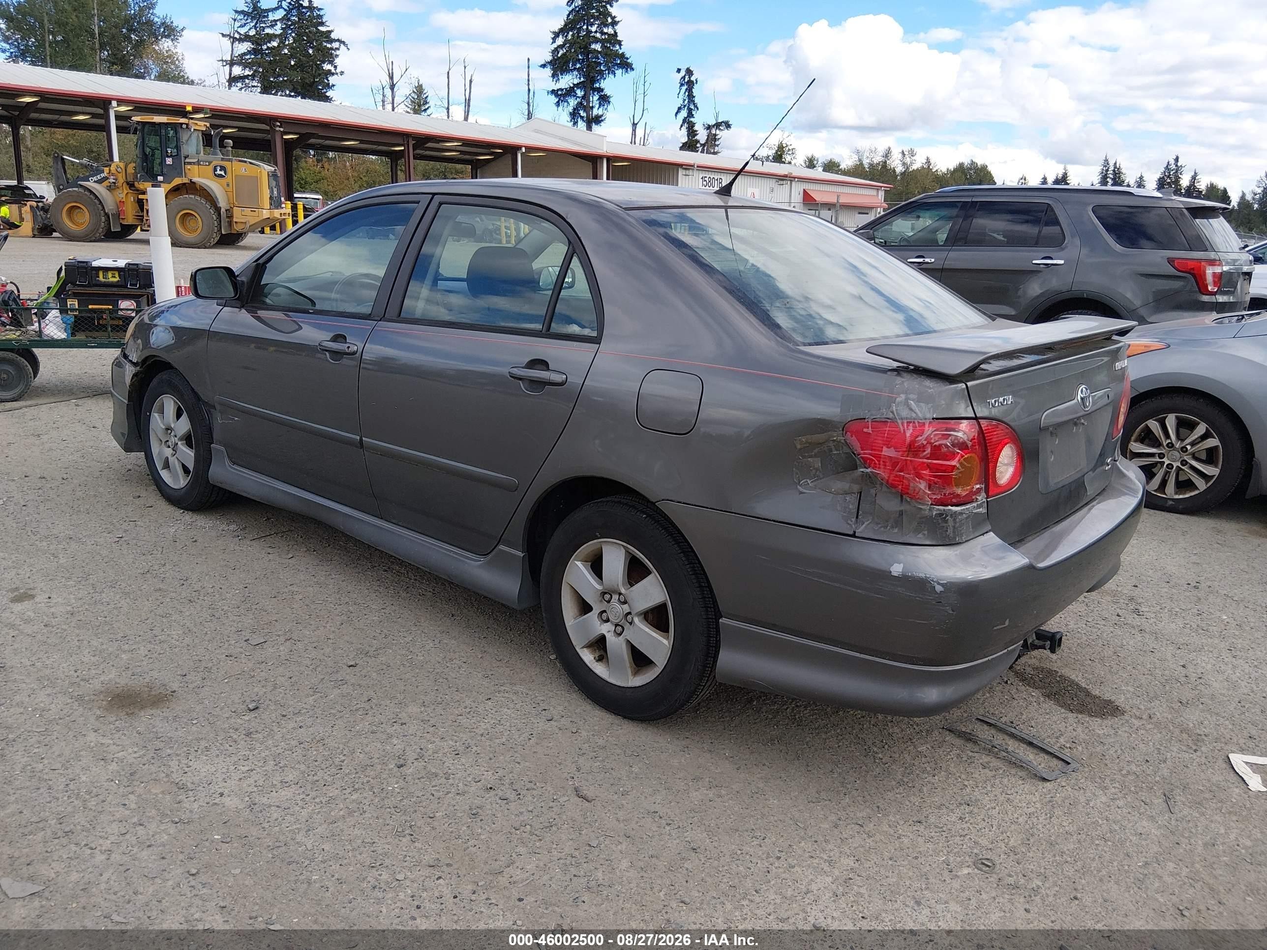 2005 Toyota Corolla S Gray vin: 2T1BR32E35C333704