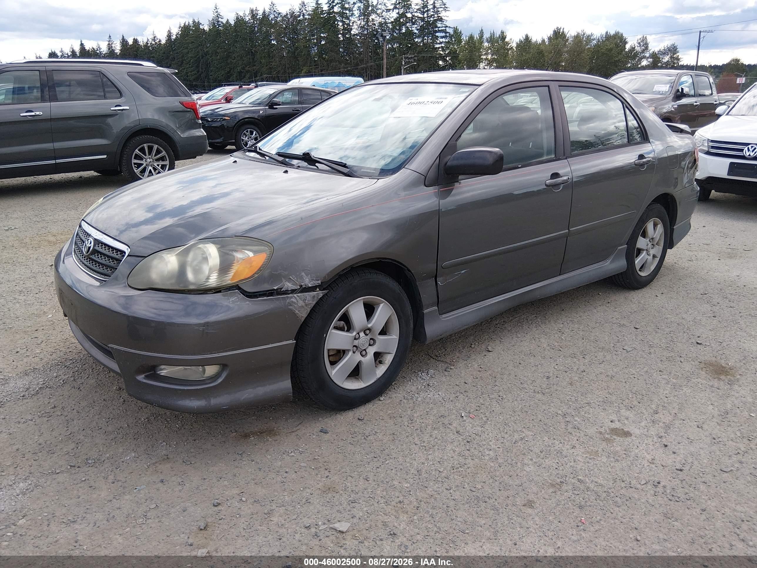 2005 Toyota Corolla S Gray vin: 2T1BR32E35C333704