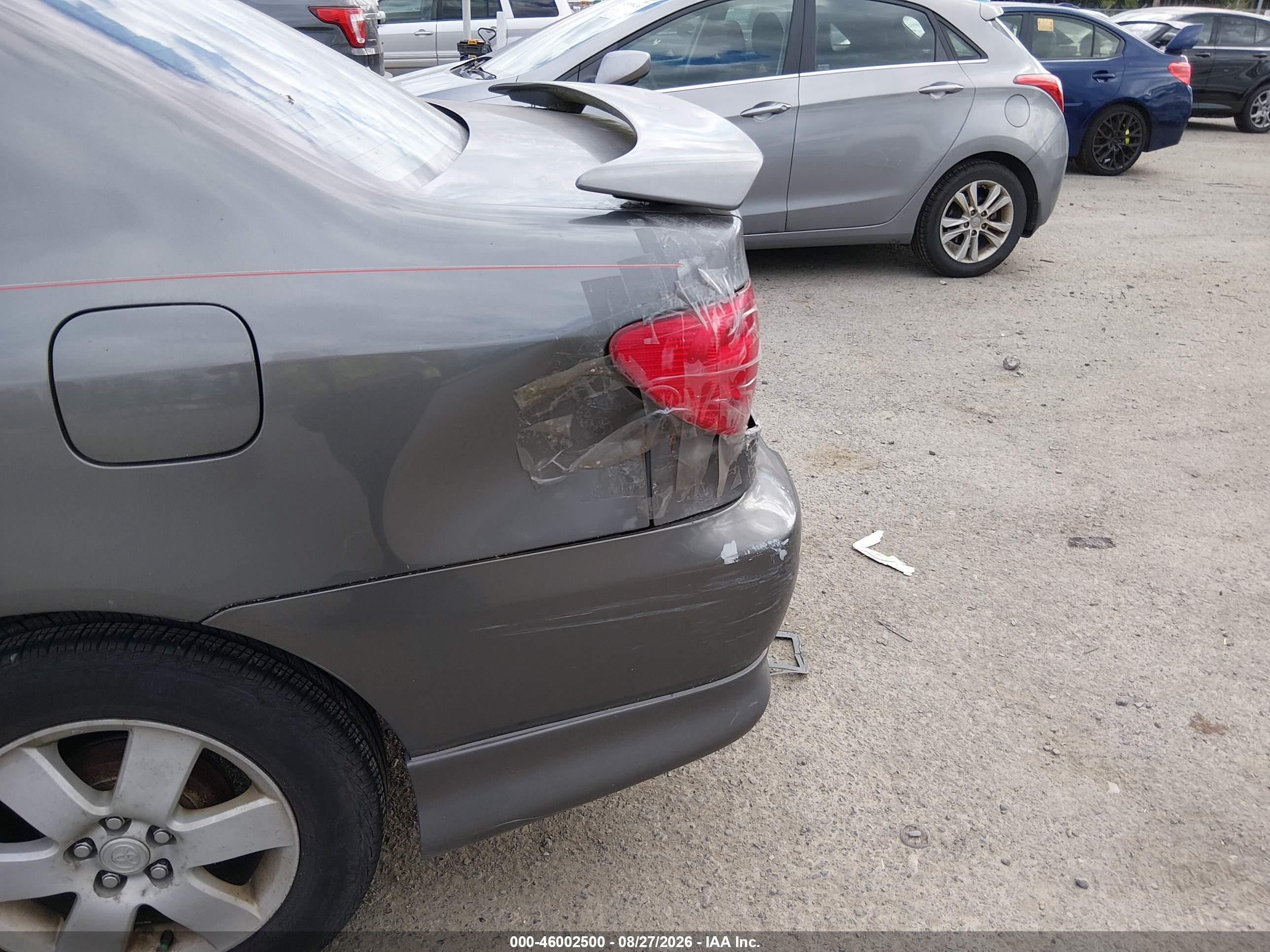2005 Toyota Corolla S Gray vin: 2T1BR32E35C333704