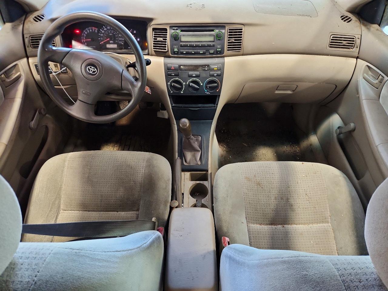 2005 Toyota Corolla Ce Red vin: 2T1BR32E35C336943