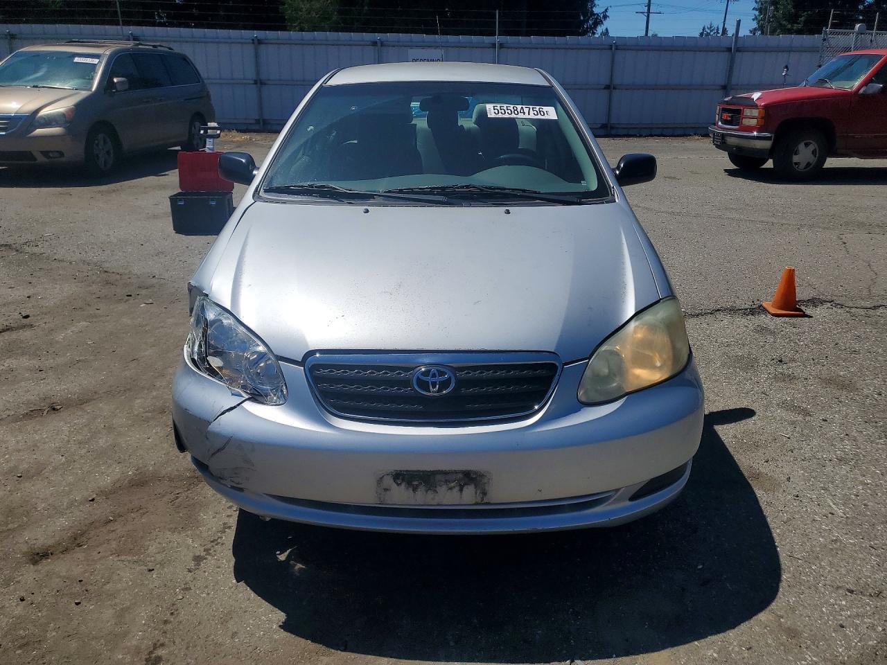 2005 Toyota Corolla Ce Silver vin: 2T1BR32E35C367657