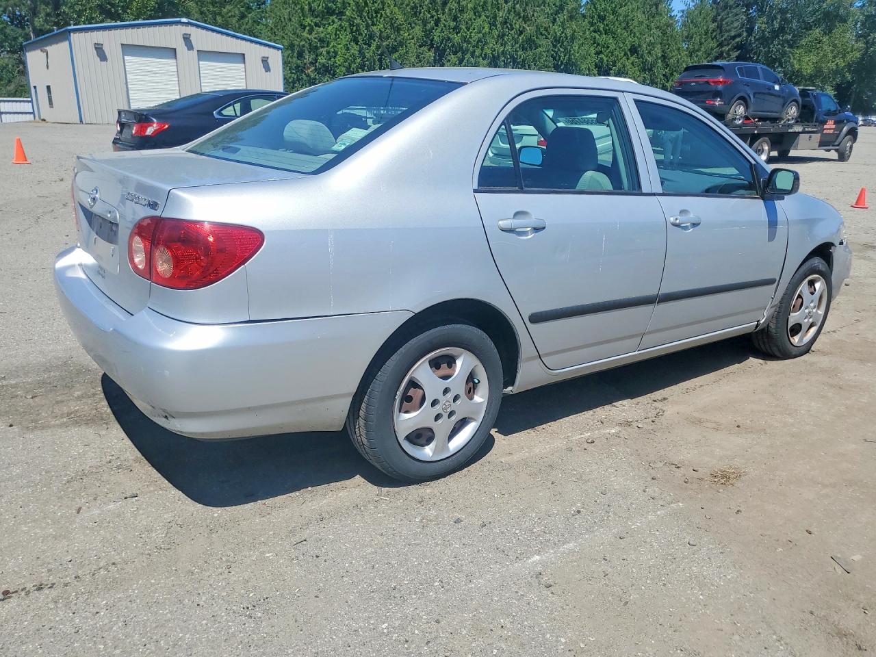 2005 Toyota Corolla Ce Silver vin: 2T1BR32E35C367657