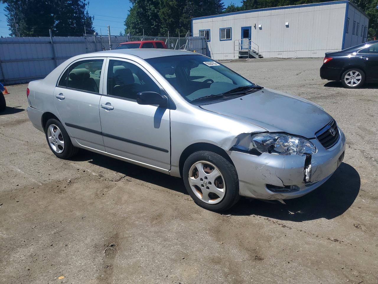 2005 Toyota Corolla Ce Silver vin: 2T1BR32E35C367657