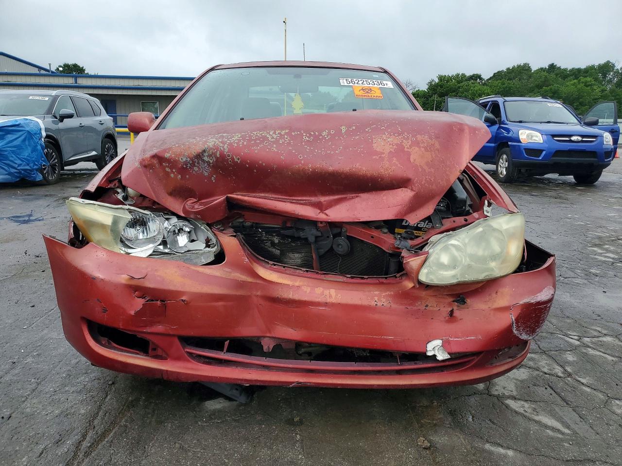 2005 Toyota Corolla Le Red vin: 2T1BR32E35C393711