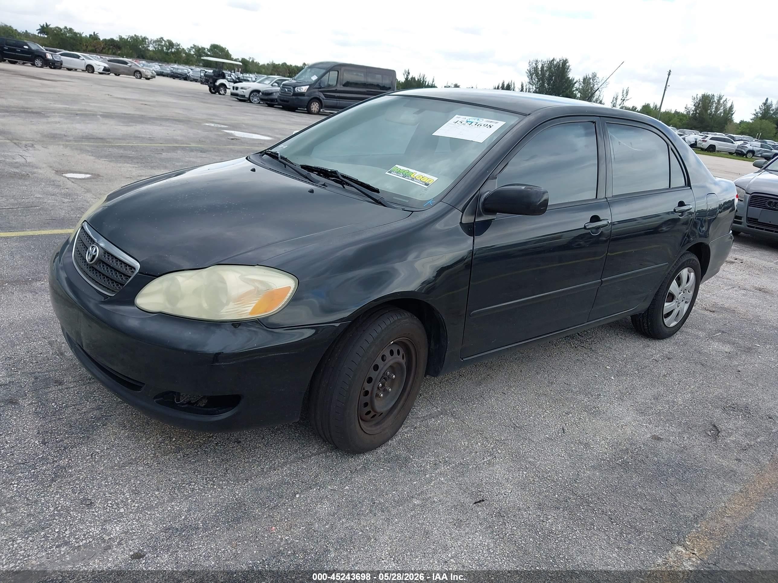 2005 Toyota Corolla Le Black vin: 2T1BR32E35C402262