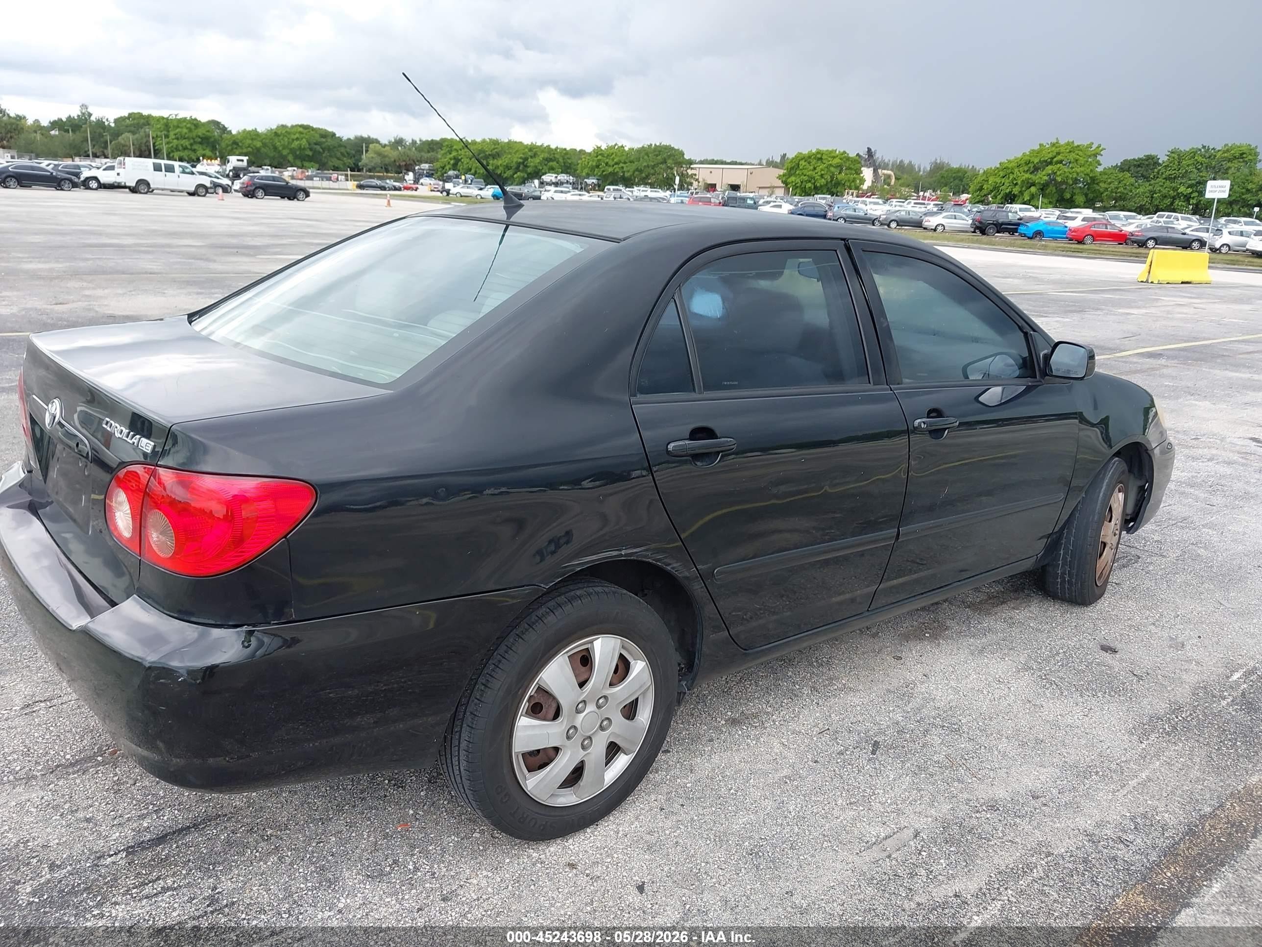 2005 Toyota Corolla Le Black vin: 2T1BR32E35C402262