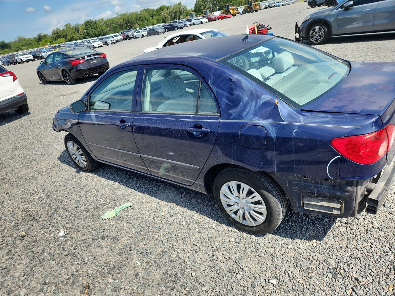 2005 Toyota Corolla Ce Blue vin: 2T1BR32E35C423192