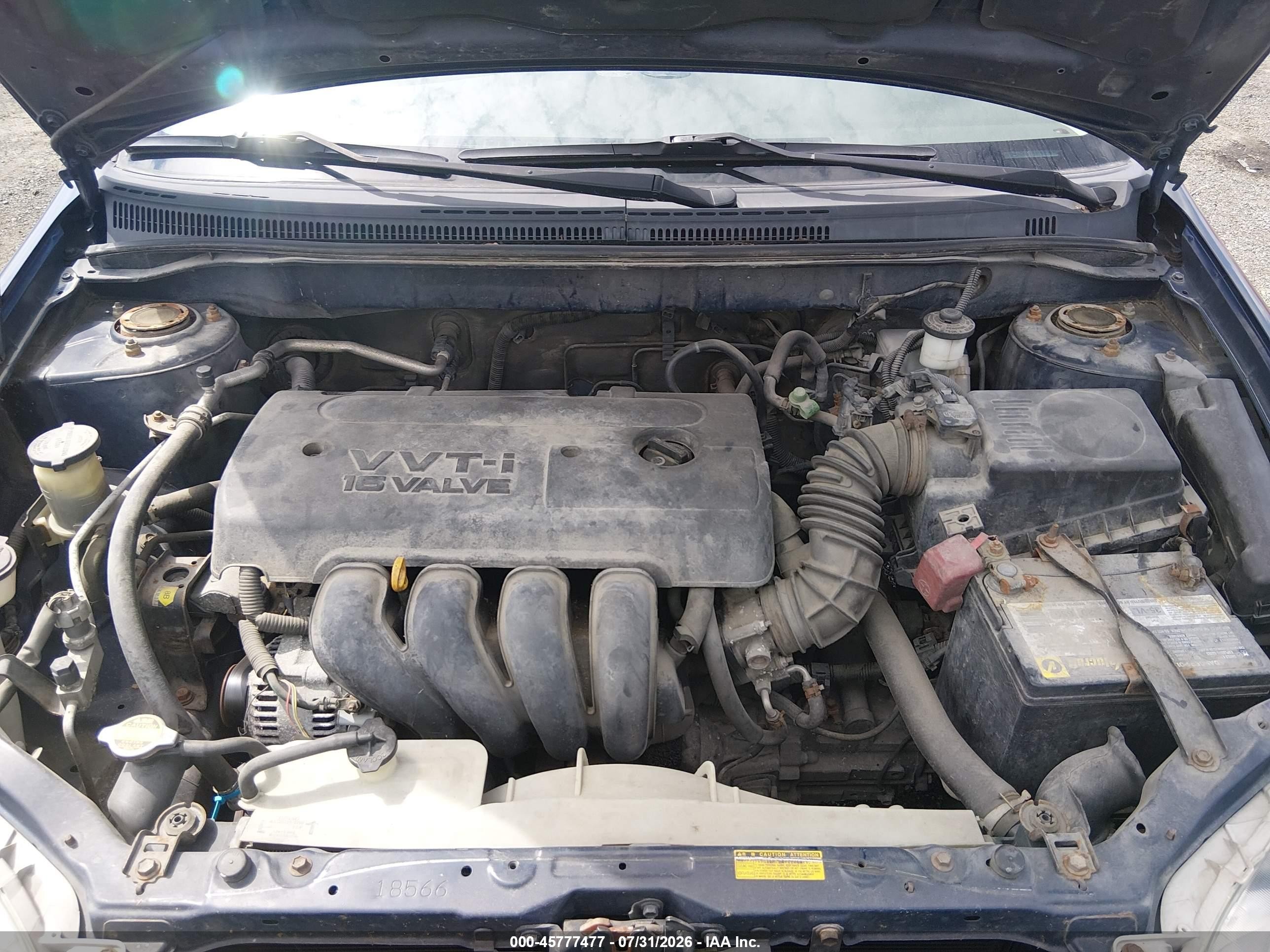 2005 Toyota Corolla Ce Blue vin: 2T1BR32E35C428988