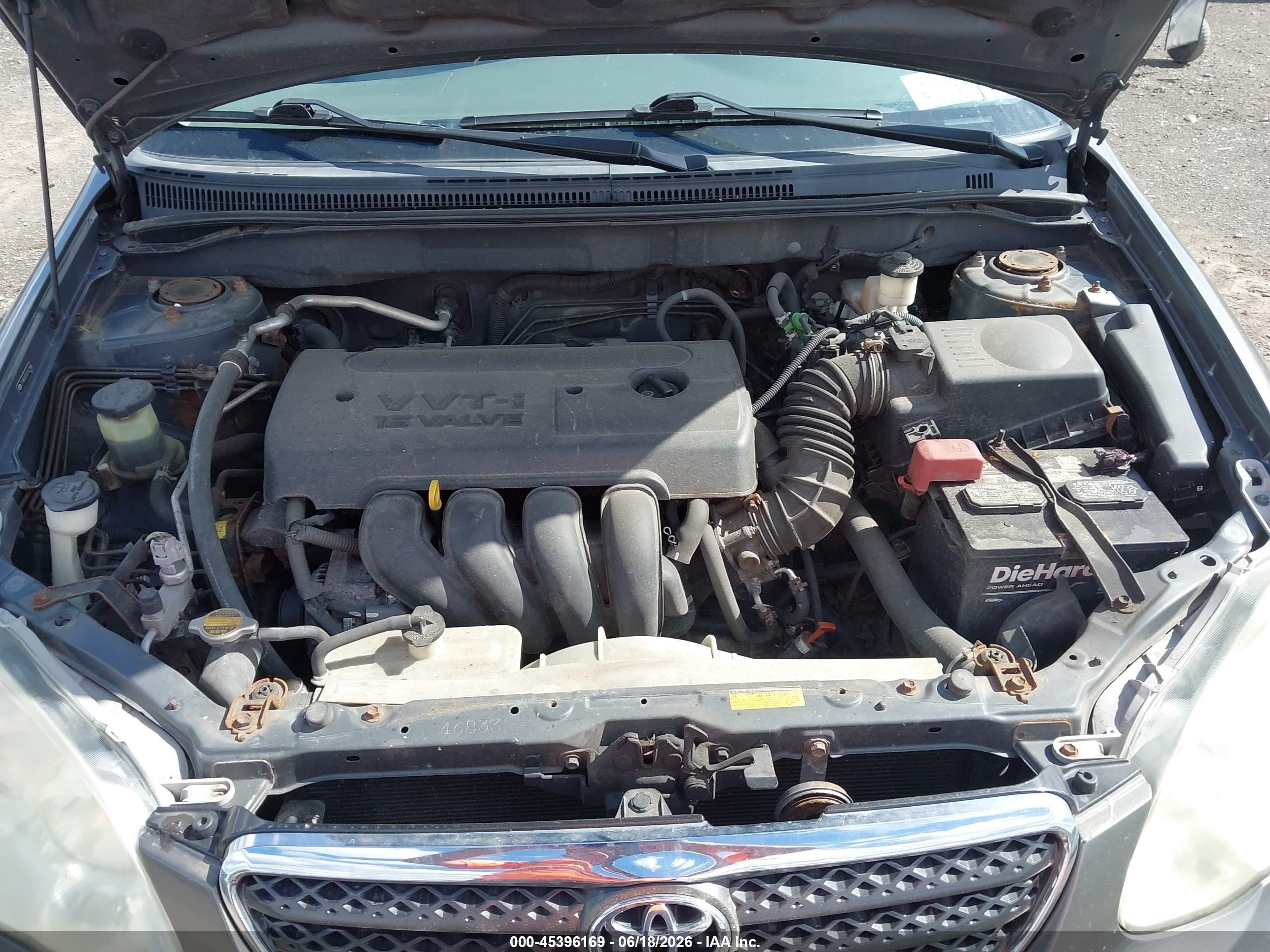 2005 Toyota Corolla Le Gray vin: 2T1BR32E35C452188