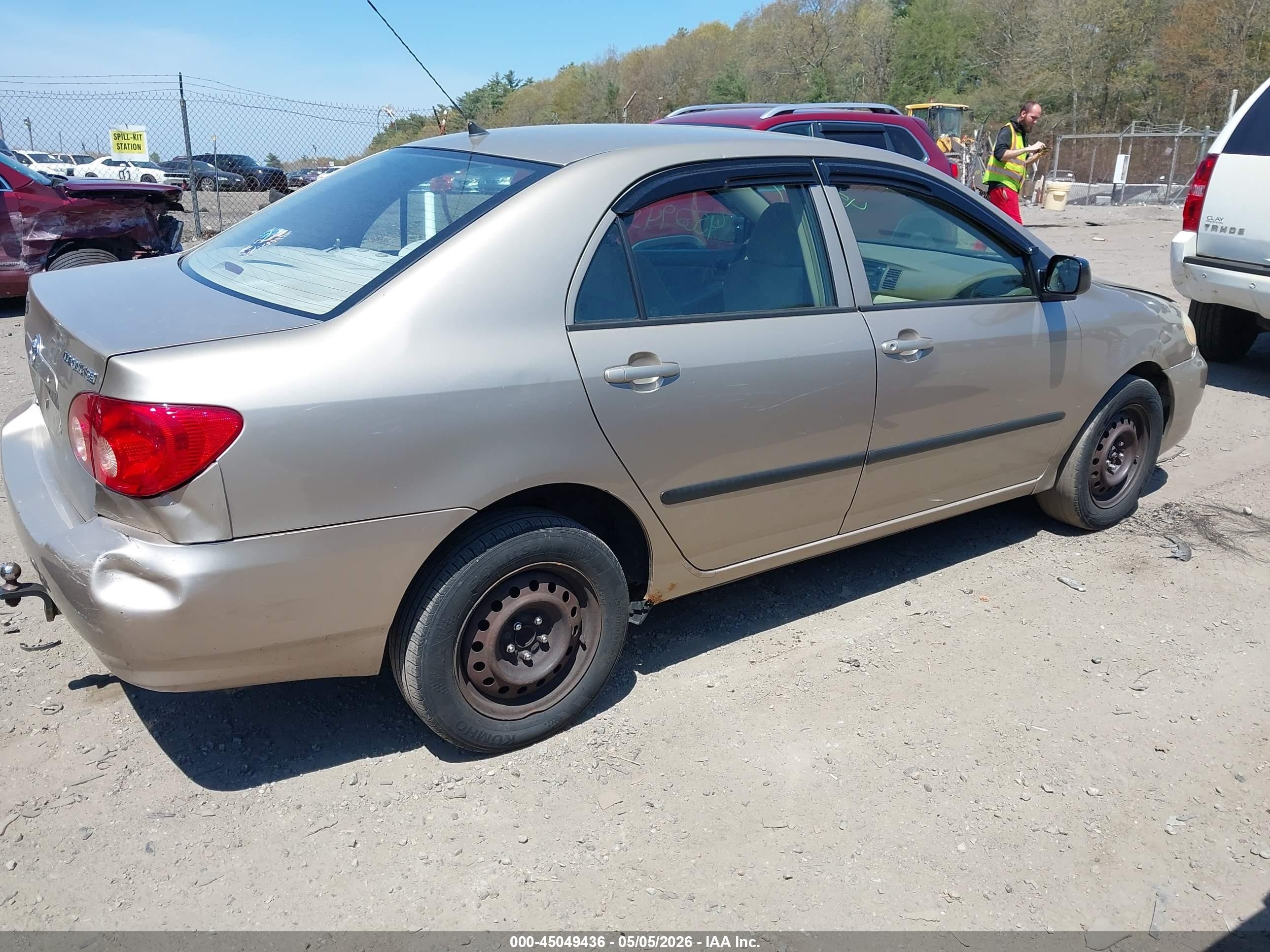 2005 Toyota Corolla Ce Champagne vin: 2T1BR32E35C455429