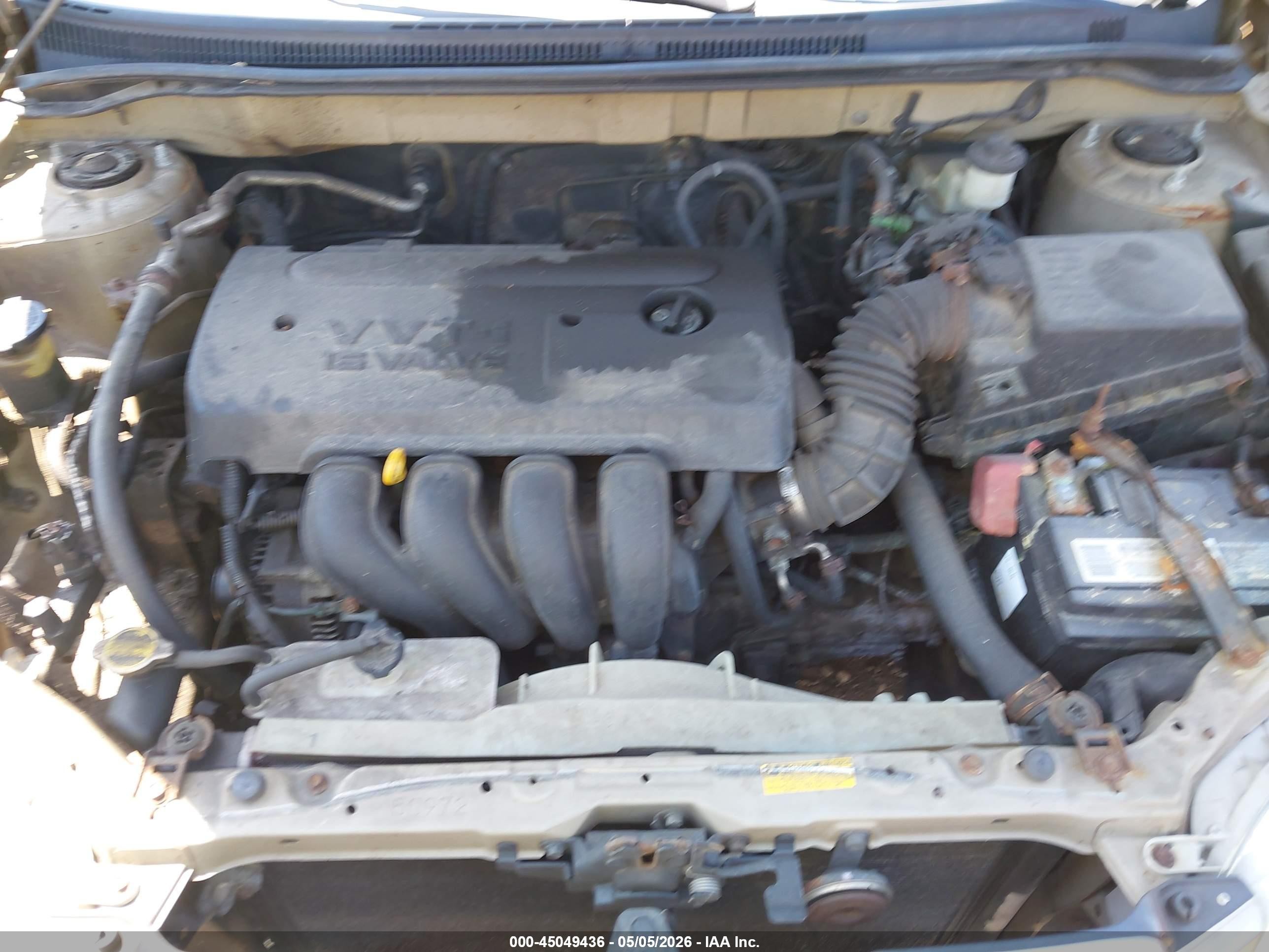 2005 Toyota Corolla Ce Champagne vin: 2T1BR32E35C455429