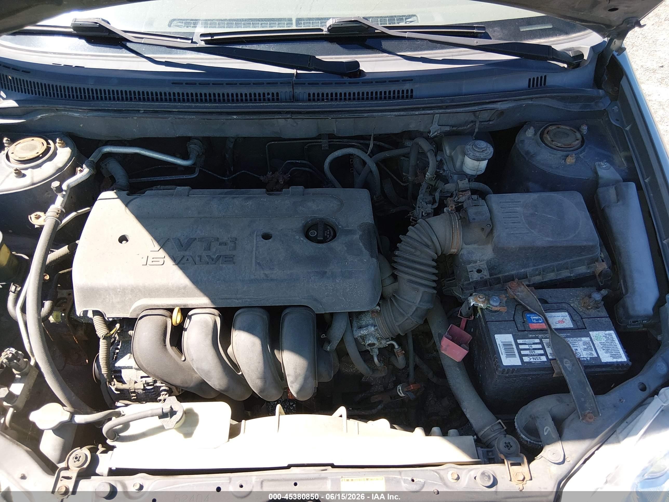 2005 Toyota Corolla Le Gray vin: 2T1BR32E35C456547