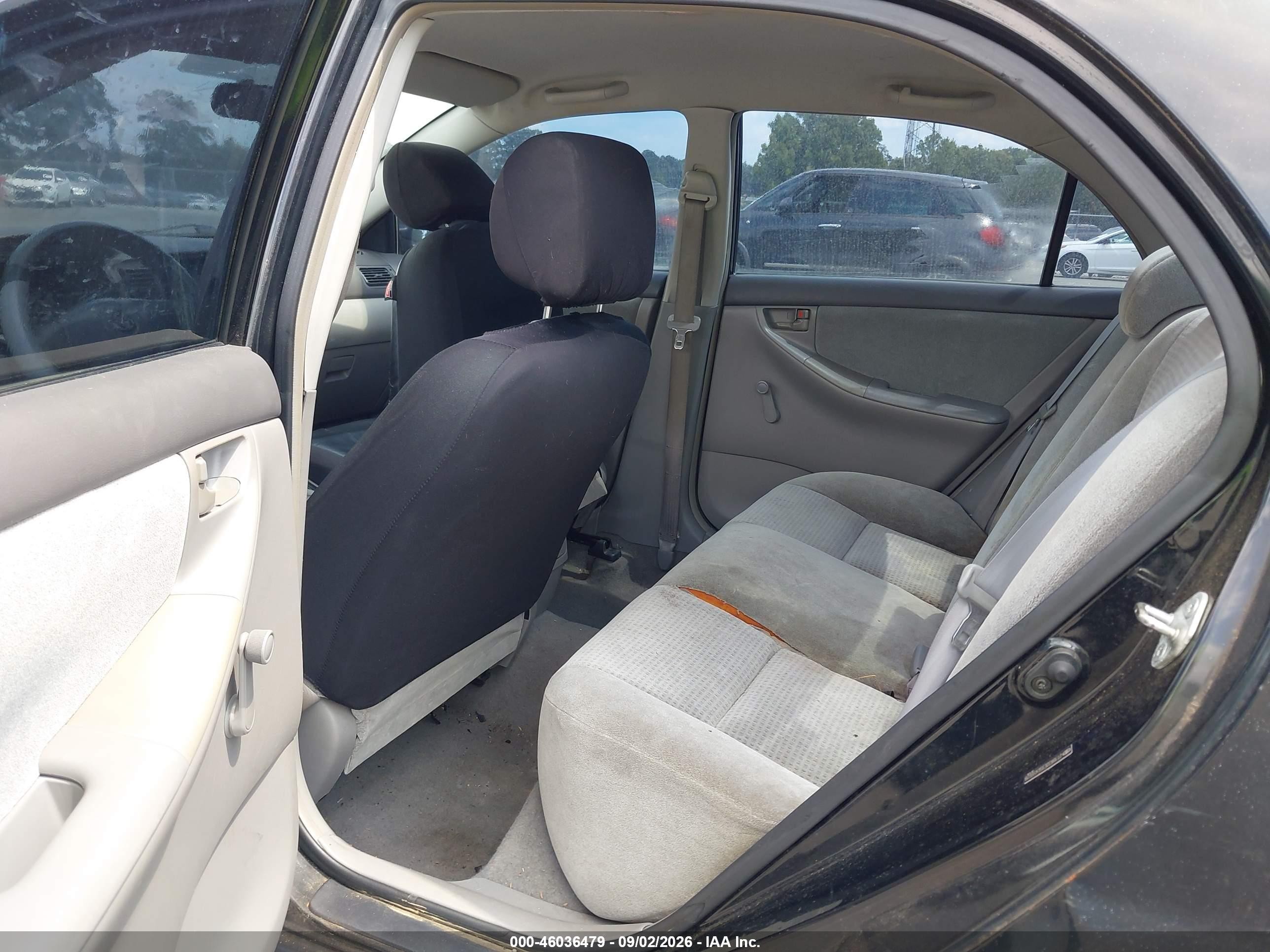 2005 Toyota Corolla Ce Black vin: 2T1BR32E35C456628