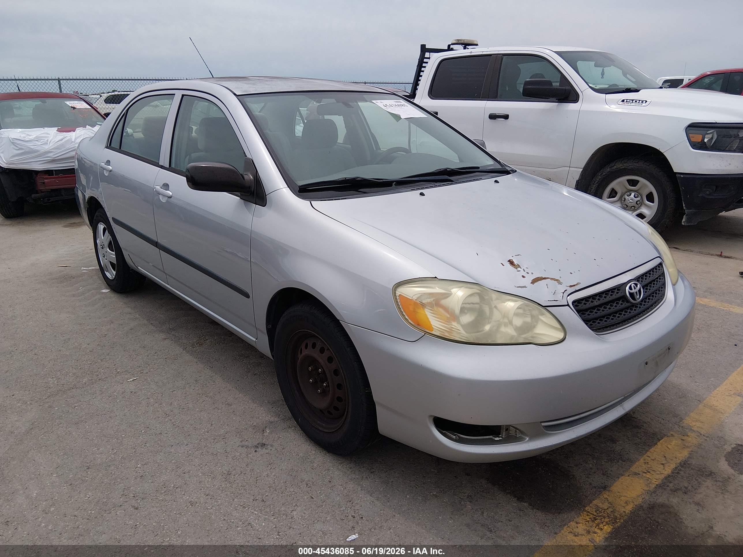 2005 Toyota Corolla Ce Silver vin: 2T1BR32E35C460582