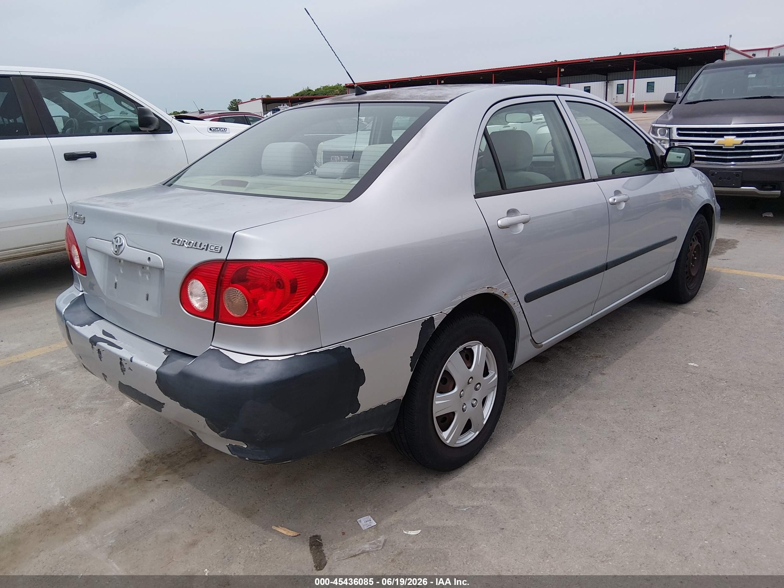 2005 Toyota Corolla Ce Серебряный vin: 2T1BR32E35C460582