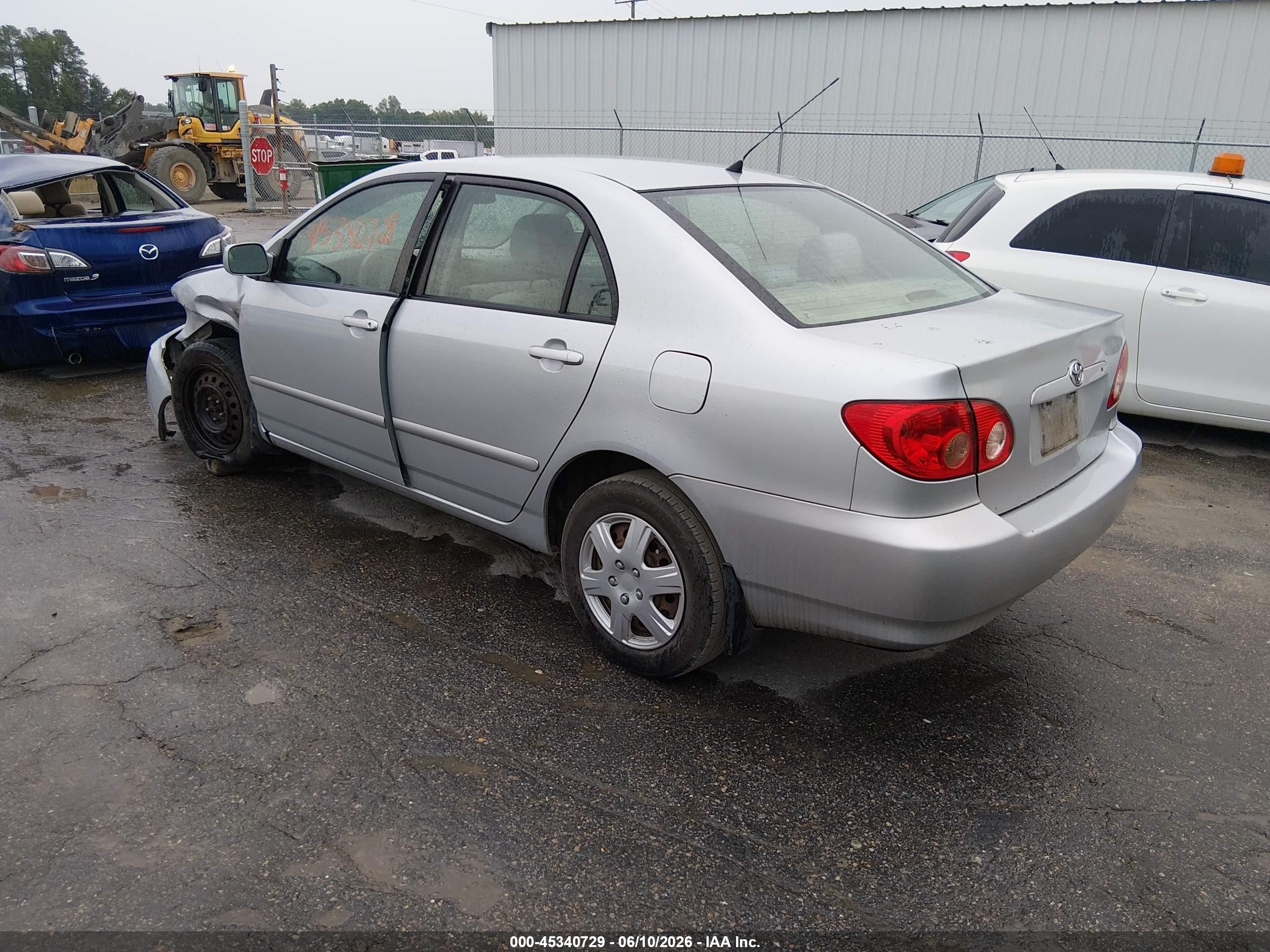 2005 Toyota Corolla Le Silver vin: 2T1BR32E35C465183