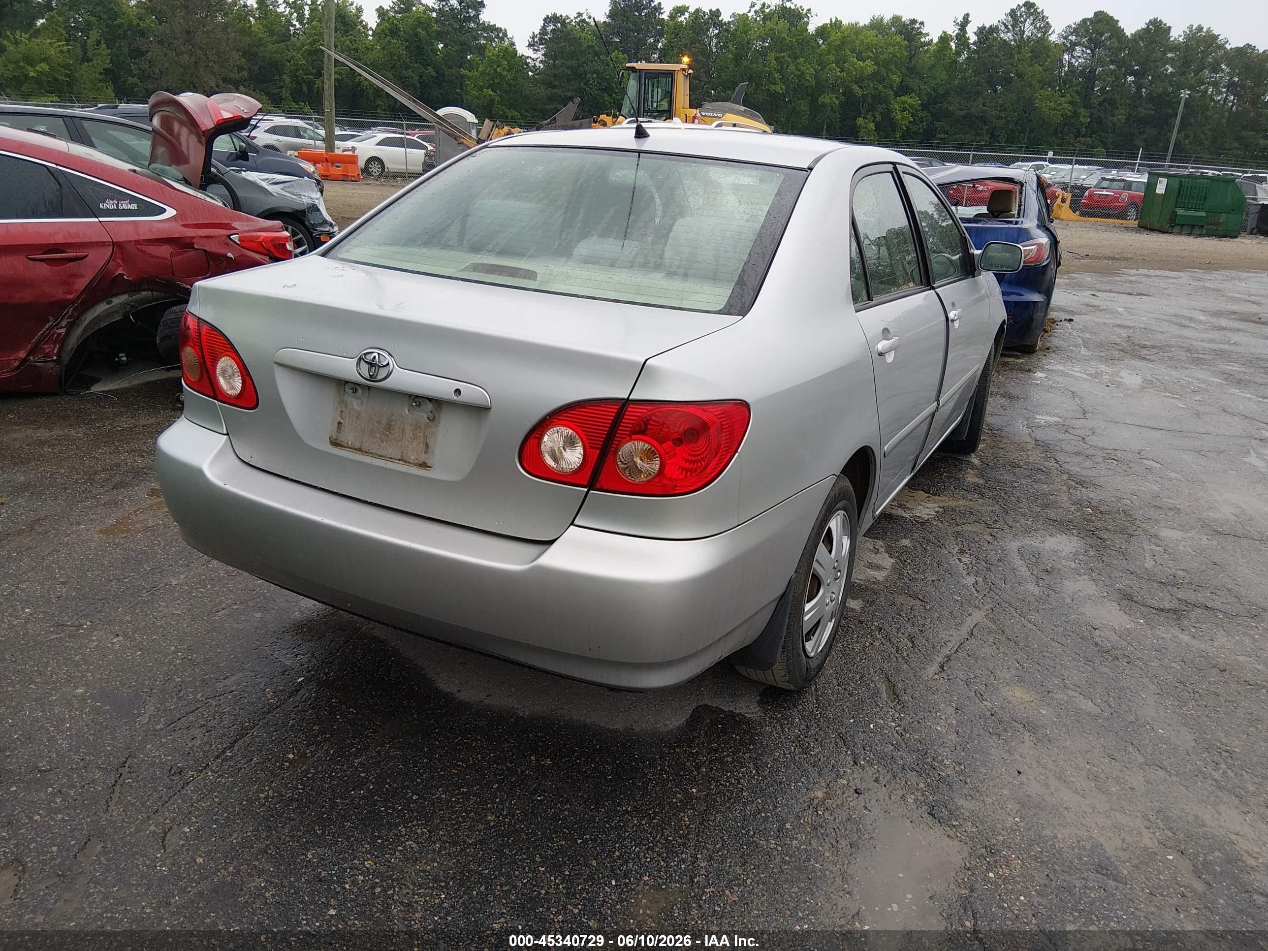 2005 Toyota Corolla Le Silver vin: 2T1BR32E35C465183