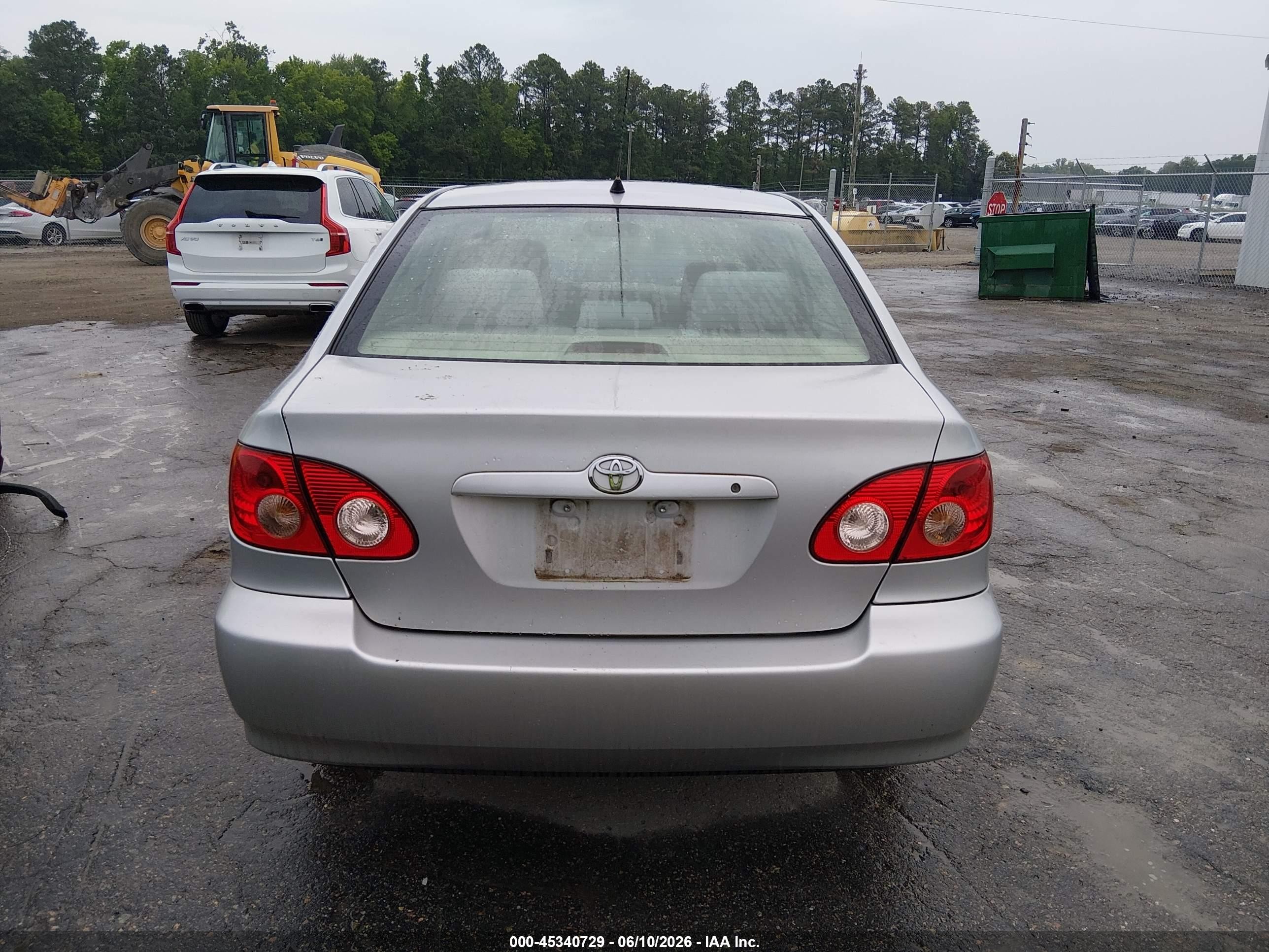 2005 Toyota Corolla Le Silver vin: 2T1BR32E35C465183
