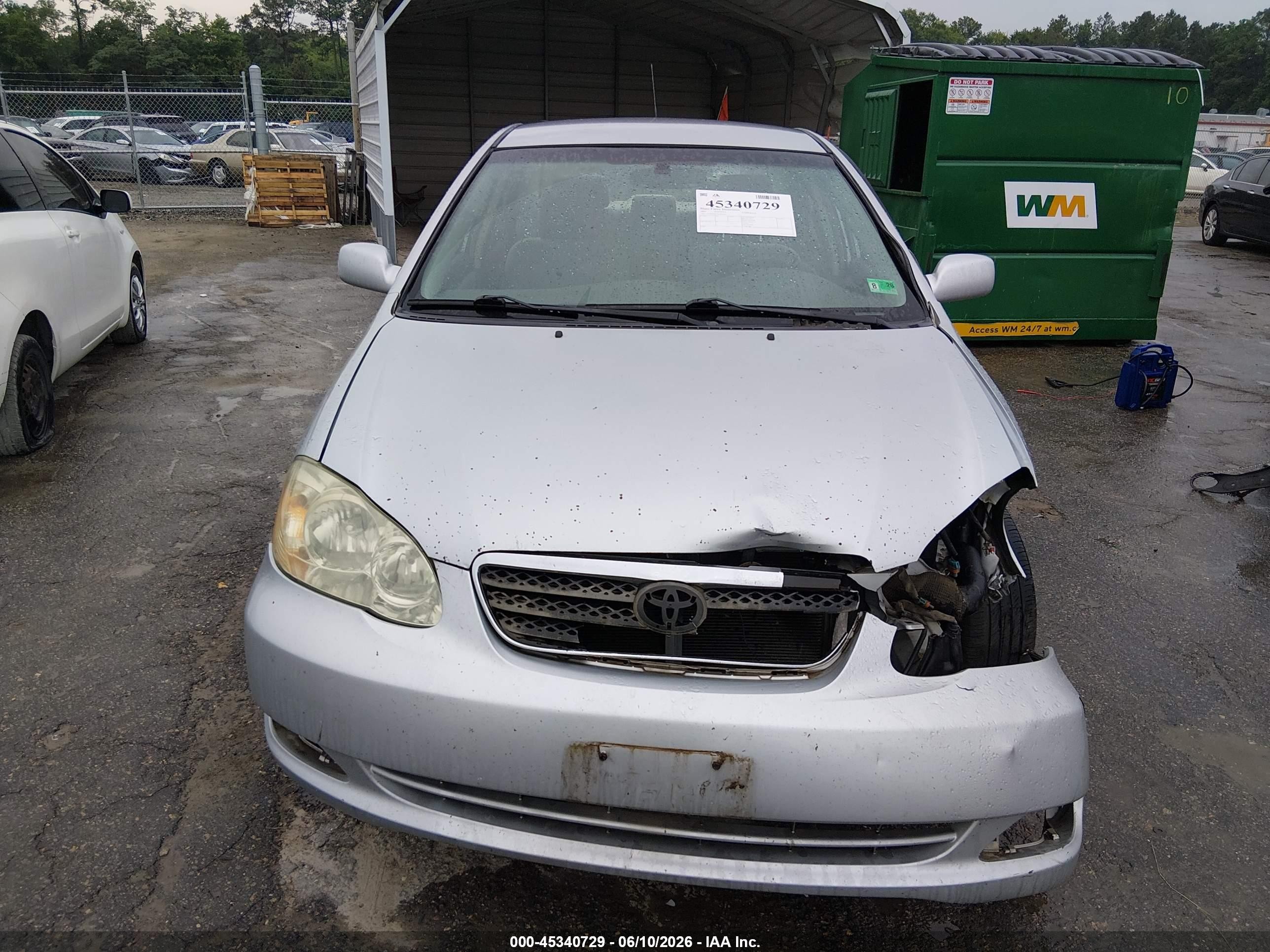 2005 Toyota Corolla Le Silver vin: 2T1BR32E35C465183