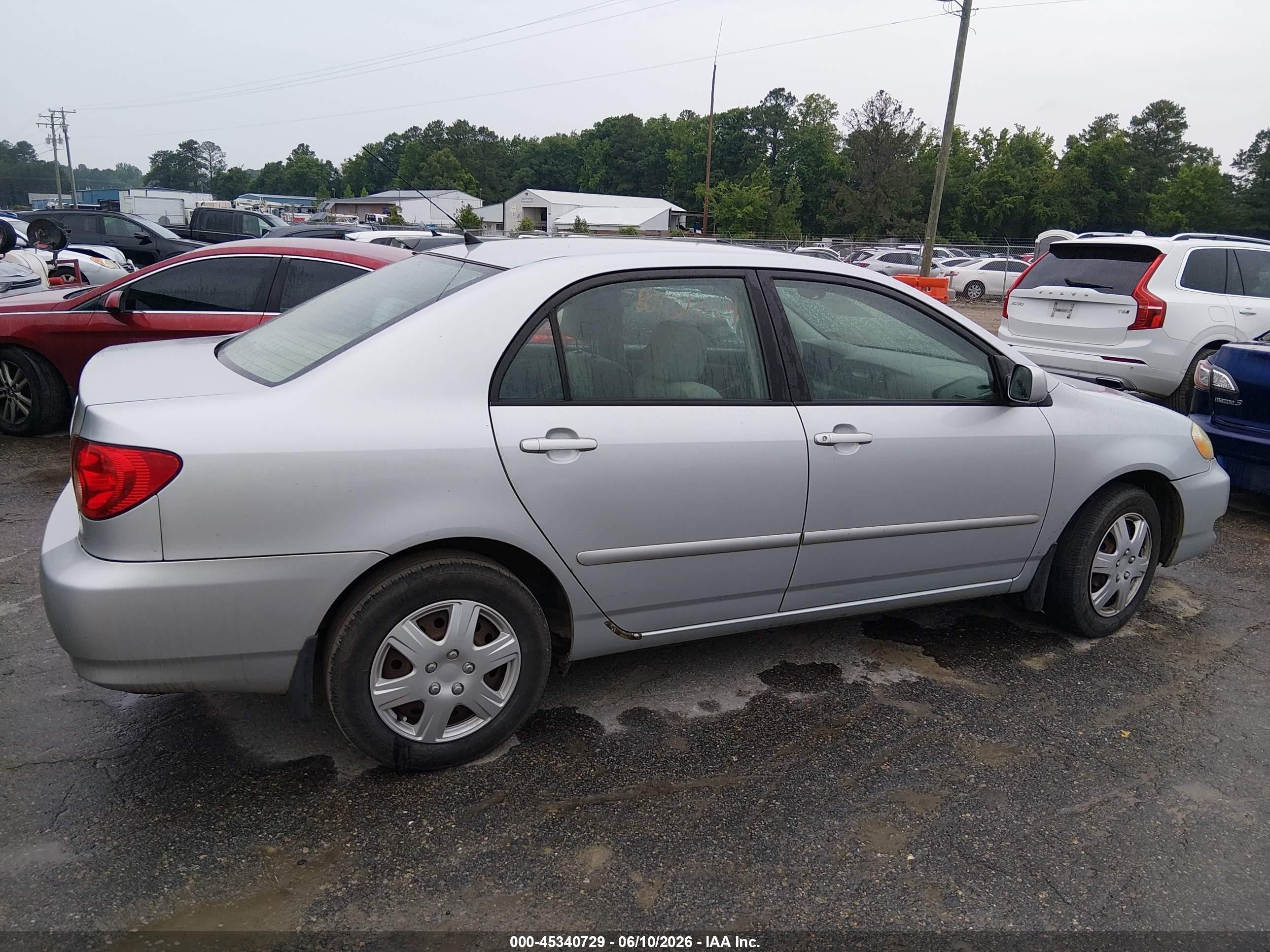 2005 Toyota Corolla Le Silver vin: 2T1BR32E35C465183