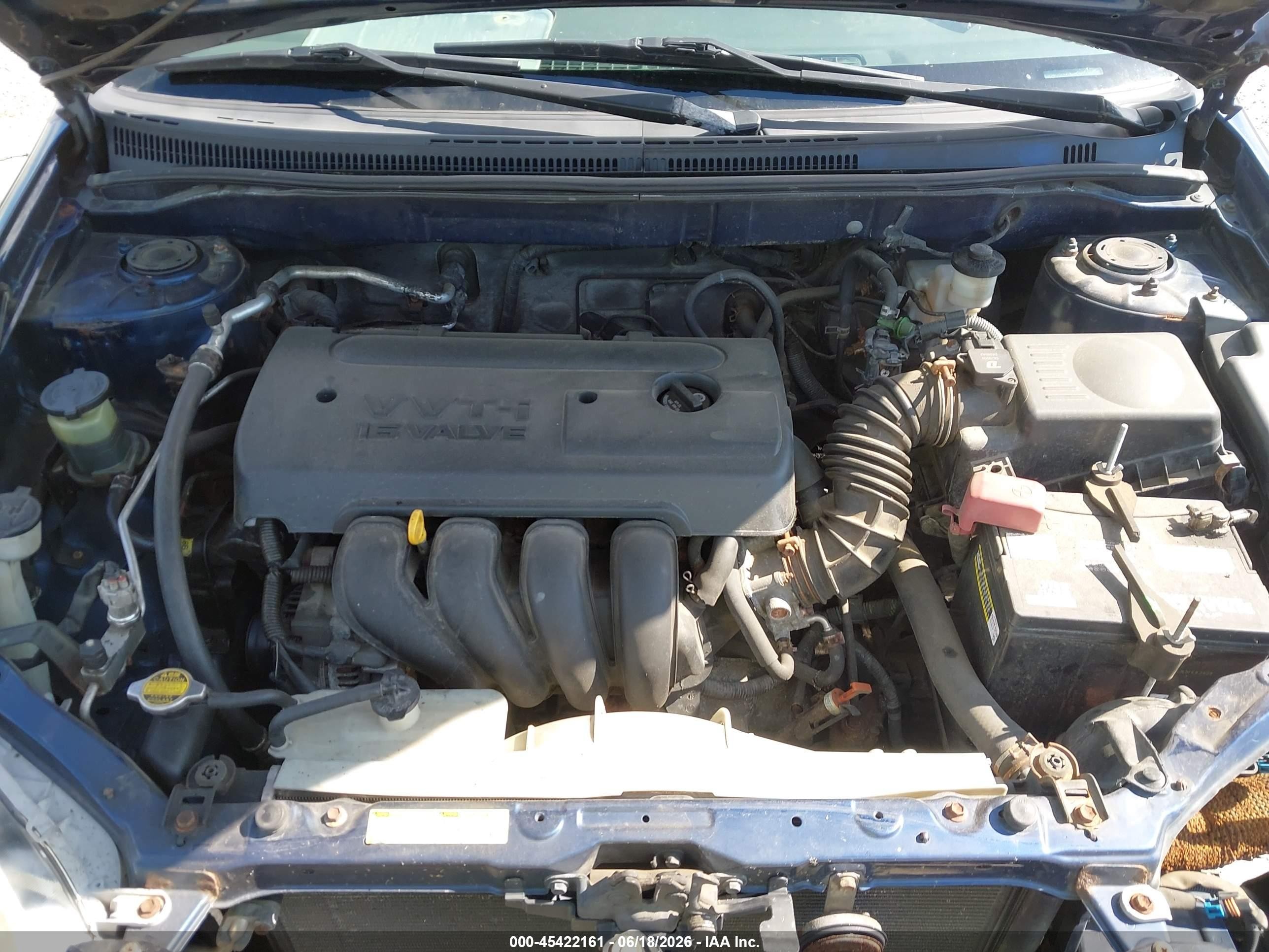 2005 Toyota Corolla S Blue vin: 2T1BR32E35C501244