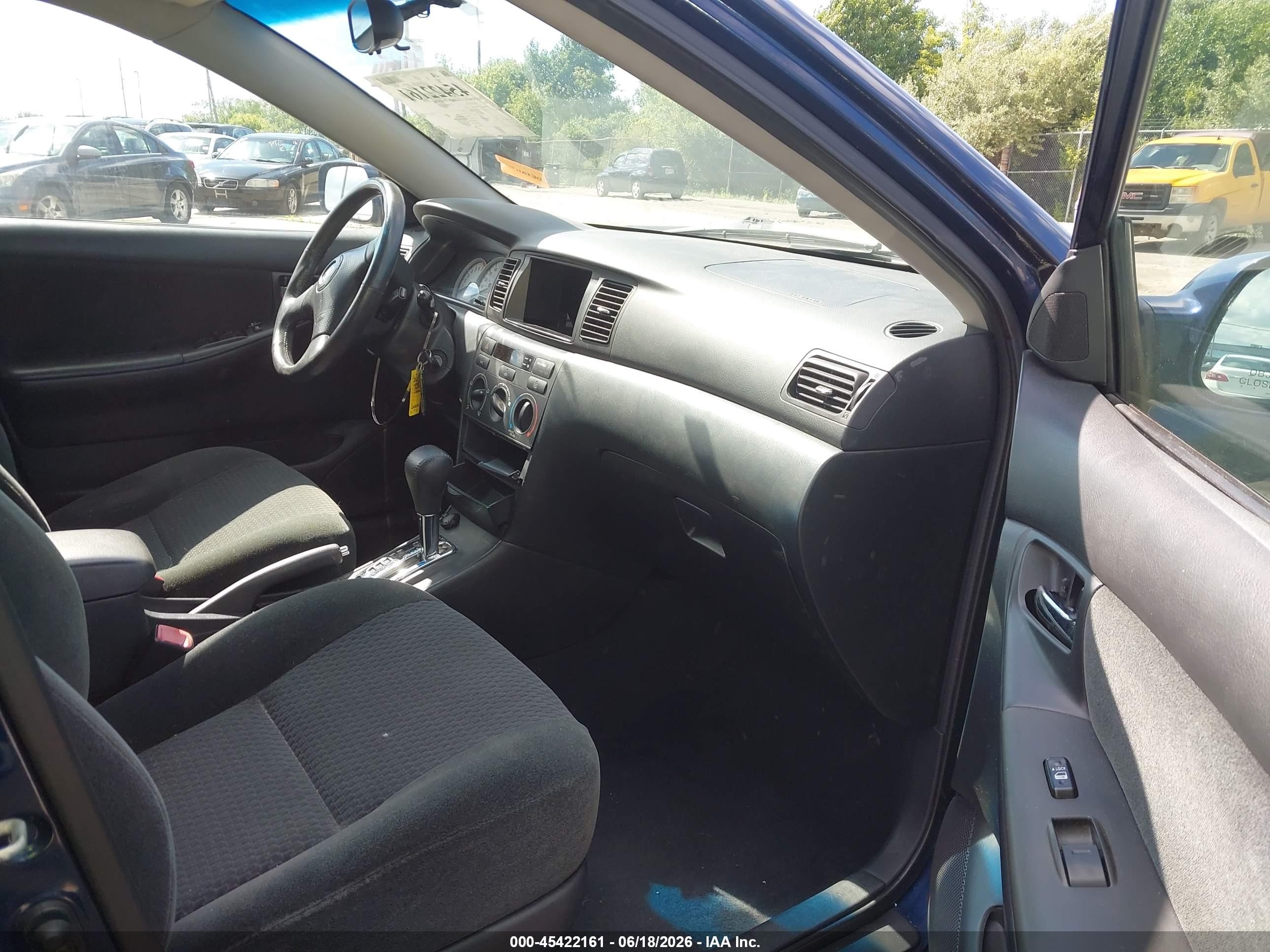 2005 Toyota Corolla S Blue vin: 2T1BR32E35C501244