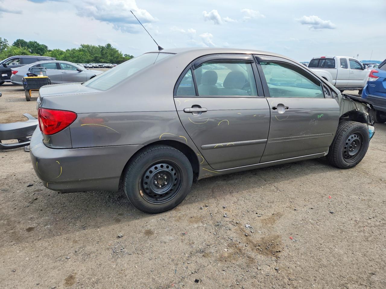 2006 Toyota Corolla Le Gray vin: 2T1BR32E36C582733