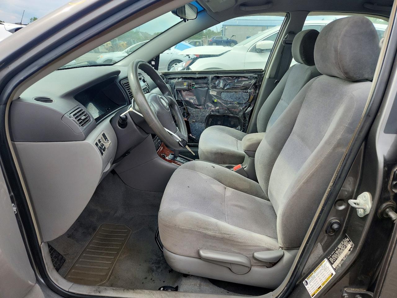 2006 Toyota Corolla Le Gray vin: 2T1BR32E36C582733